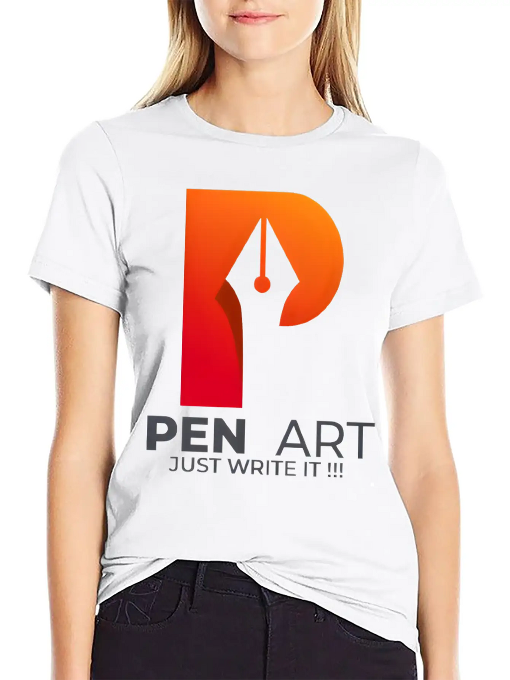 Just Write It ! Stylish Everyday T-Shirt – Unisex Basic Cotton Tee