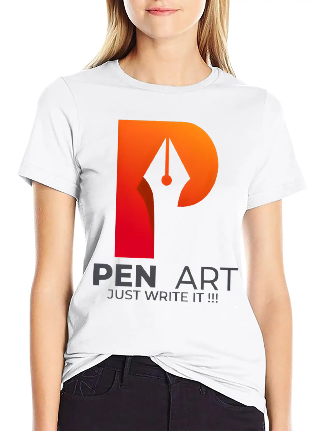 Just Write It ! Stylish Everyday T-Shirt – Unisex Basic Cotton Tee
