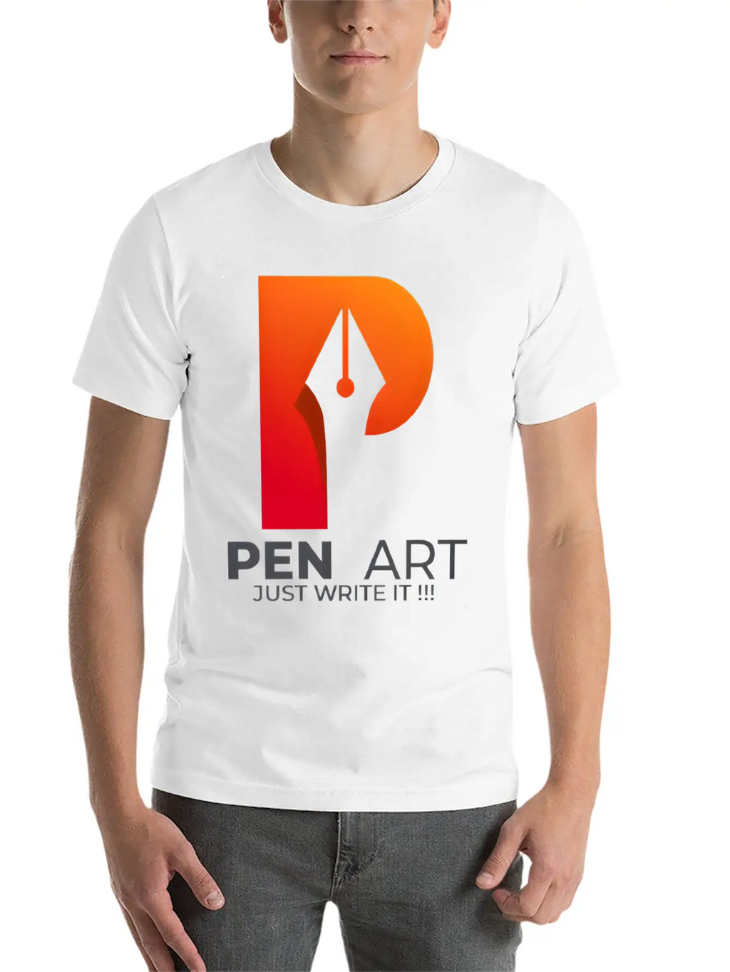 Just Write It ! Stylish Everyday T-Shirt – Unisex Basic Cotton Tee