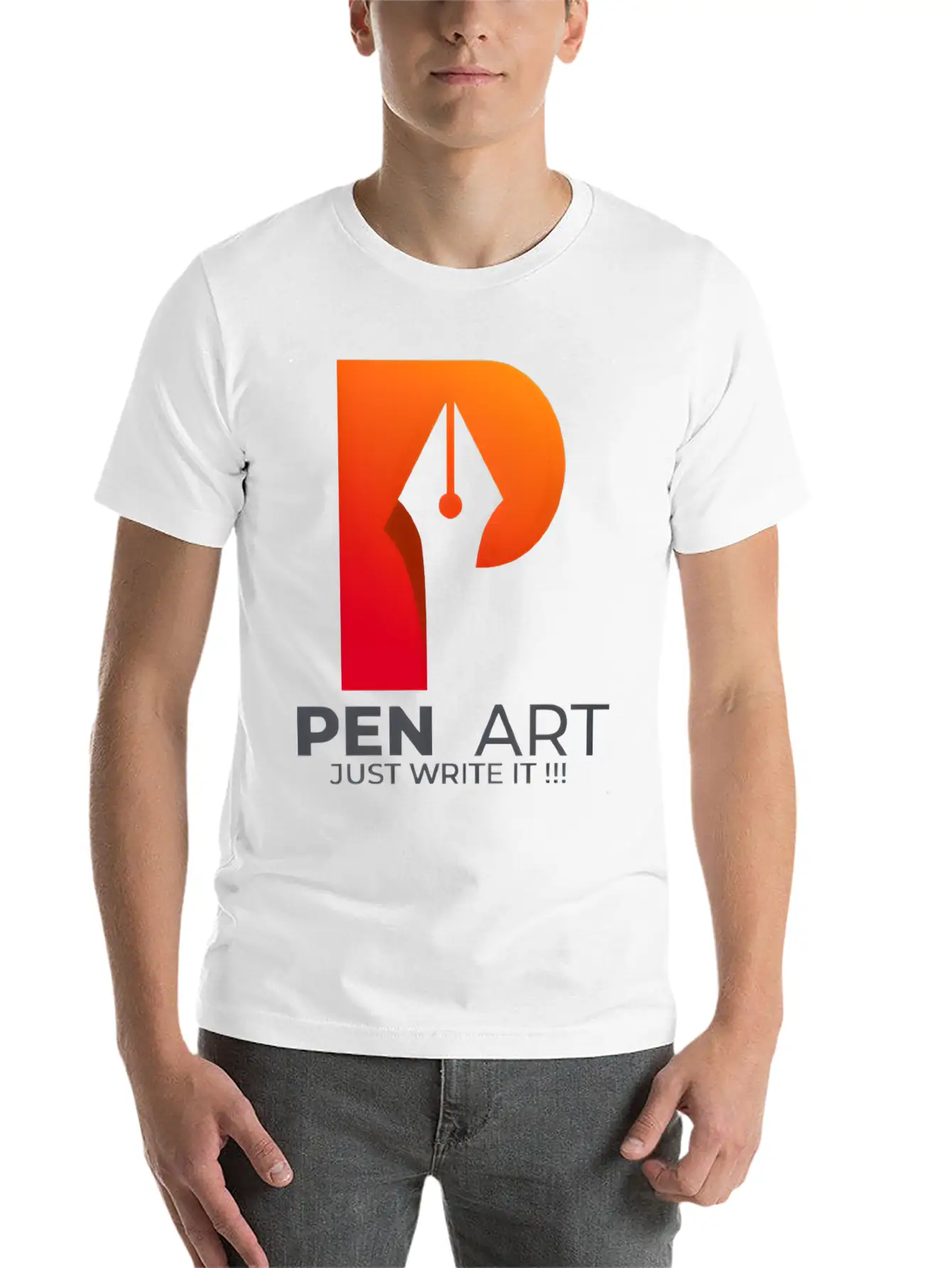 Just Write It ! Stylish Everyday T-Shirt – Unisex Basic Cotton Tee