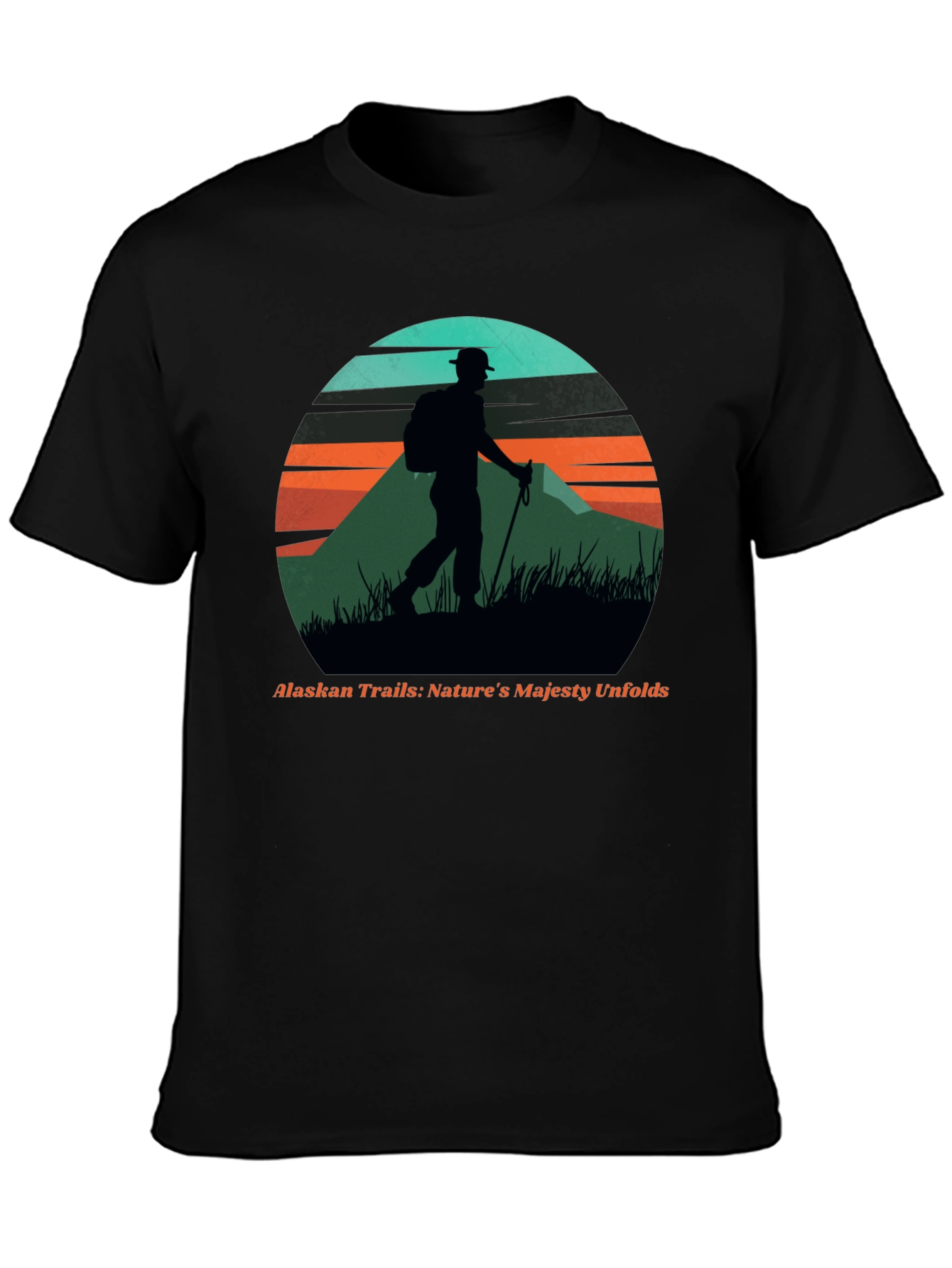 Alaskan Trails Hiker Graphic Tee - Natures Majesty