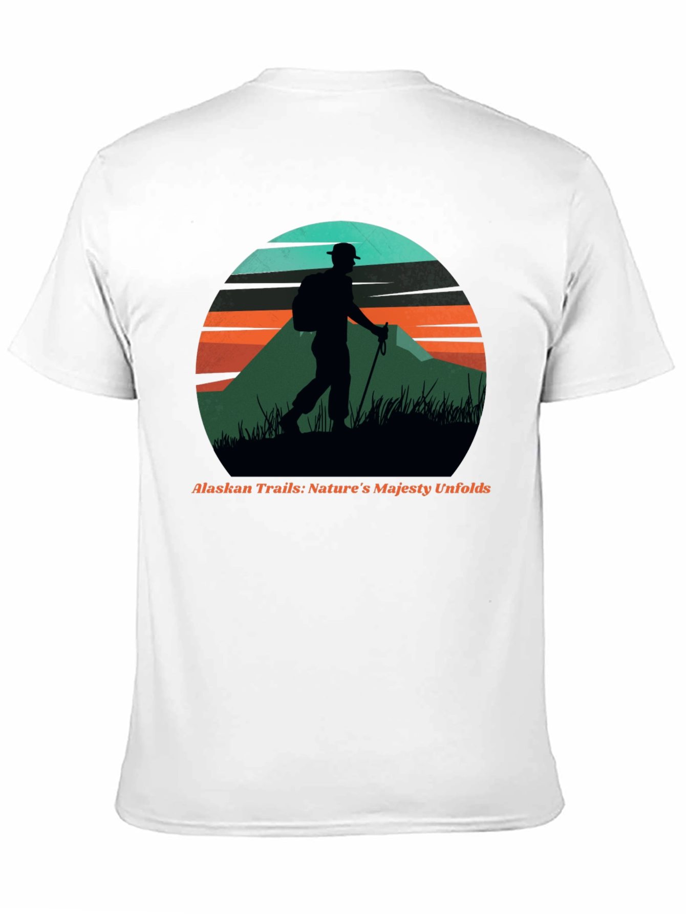 Alaskan Trails Hiker Graphic Tee - Natures Majesty