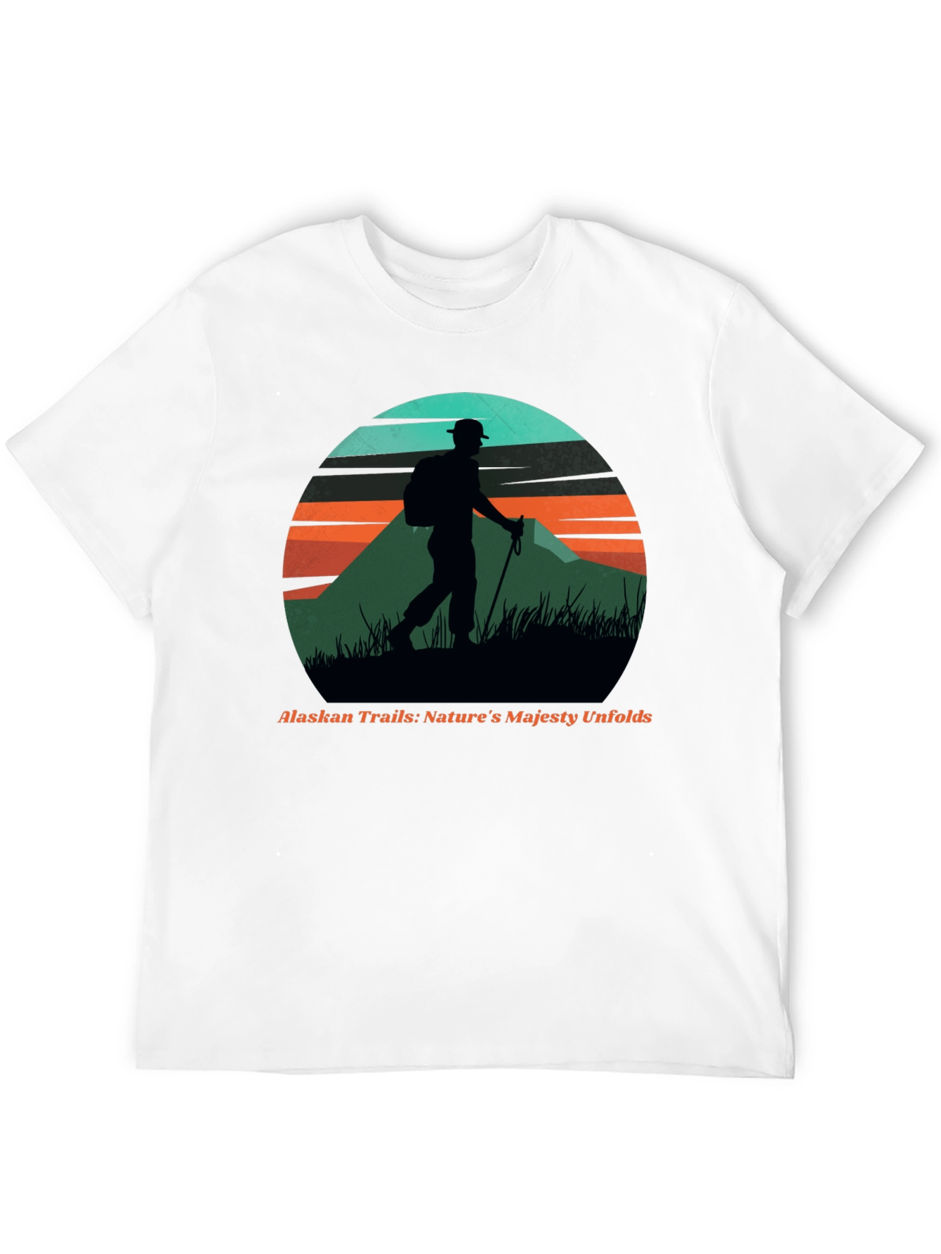 Alaskan Trails Hiker Graphic Tee - Natures Majesty