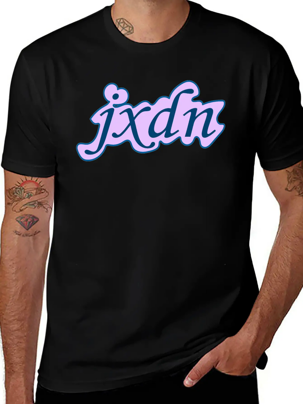 JXDN Pink Style Breathable Soft Cotton T-Shirt – Timeless Casual Look