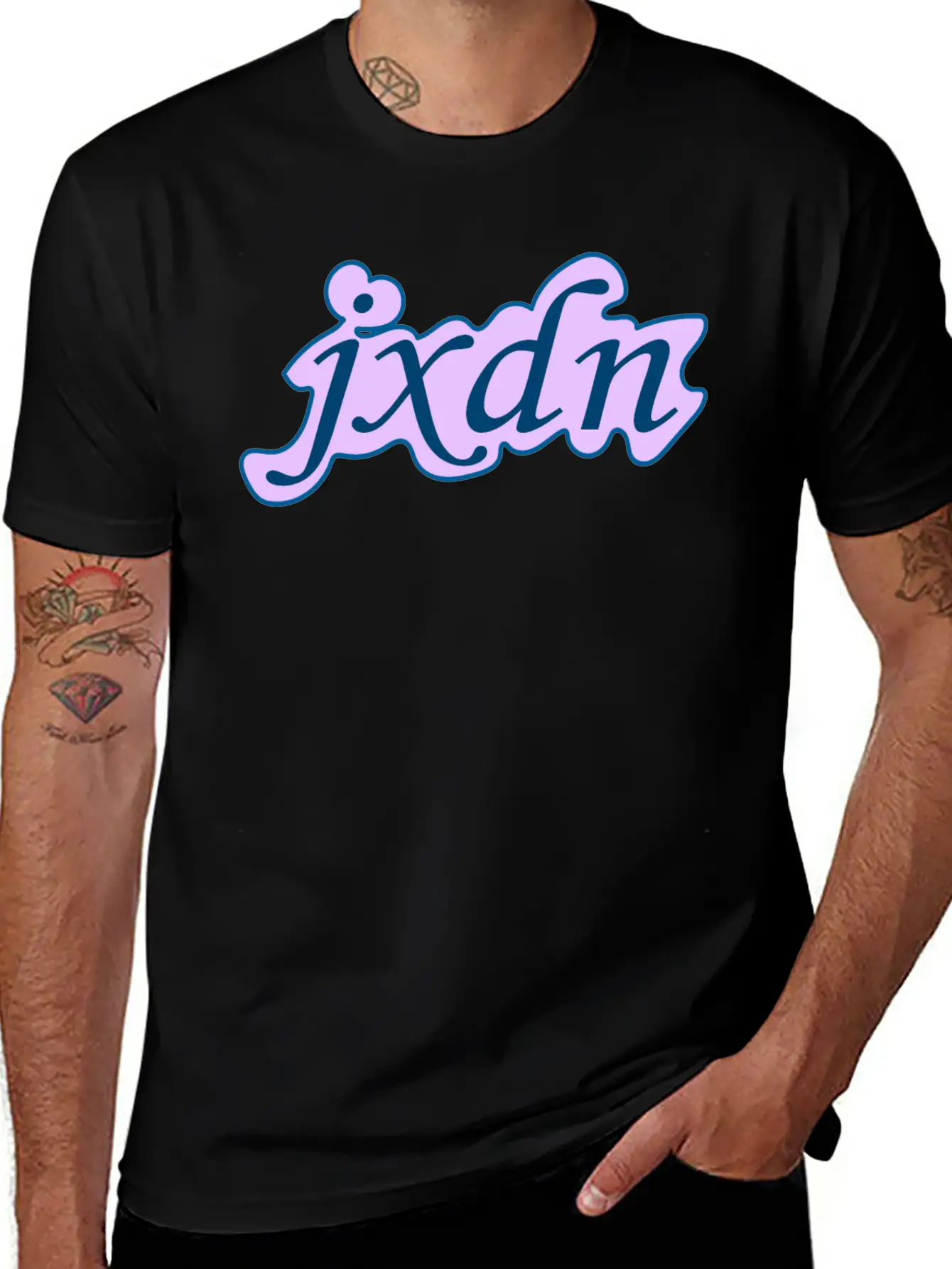 JXDN Pink Style Breathable Soft Cotton T-Shirt – Timeless Casual Look