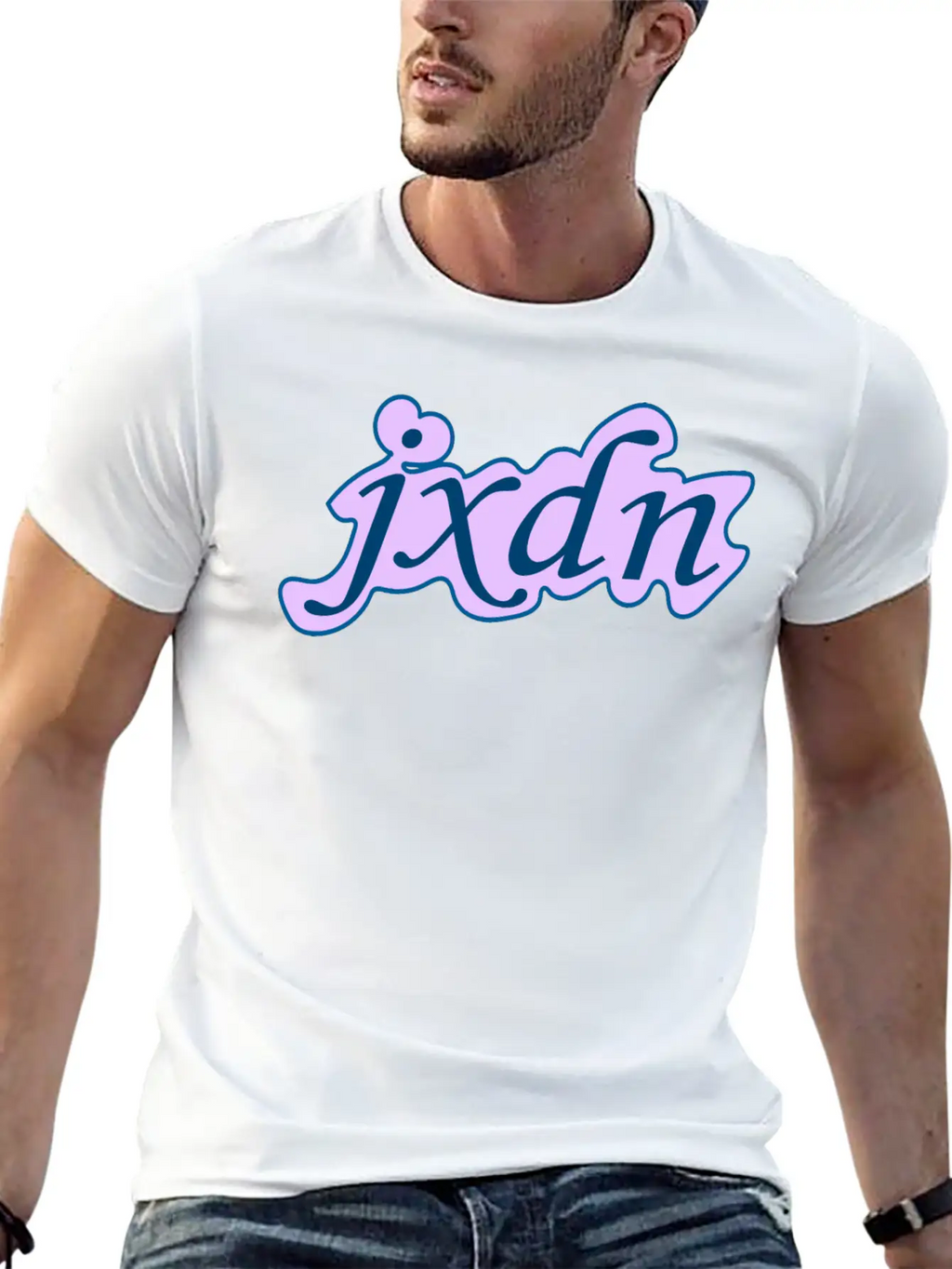 JXDN Pink Style Breathable Soft Cotton T-Shirt – Timeless Casual Look