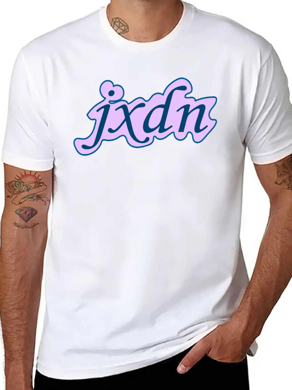 JXDN Pink Style Breathable Soft Cotton T-Shirt – Timeless Casual Look