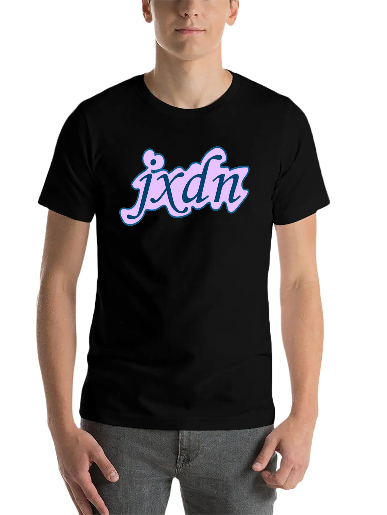 JXDN Pink Style Breathable Soft Cotton T-Shirt – Timeless Casual Look