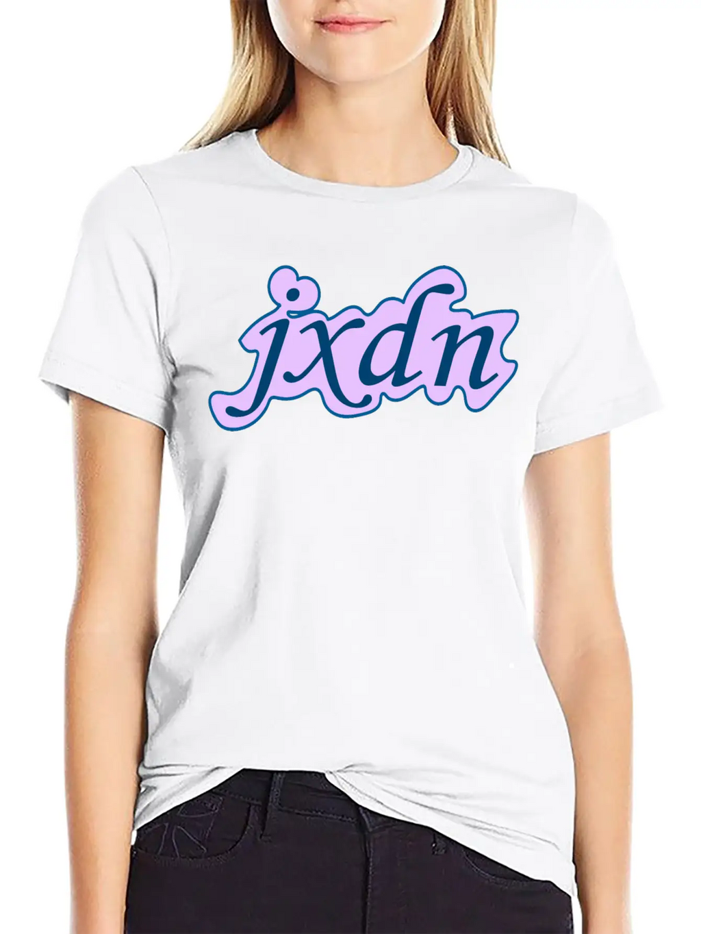 JXDN Pink Style Breathable Soft Cotton T-Shirt – Timeless Casual Look