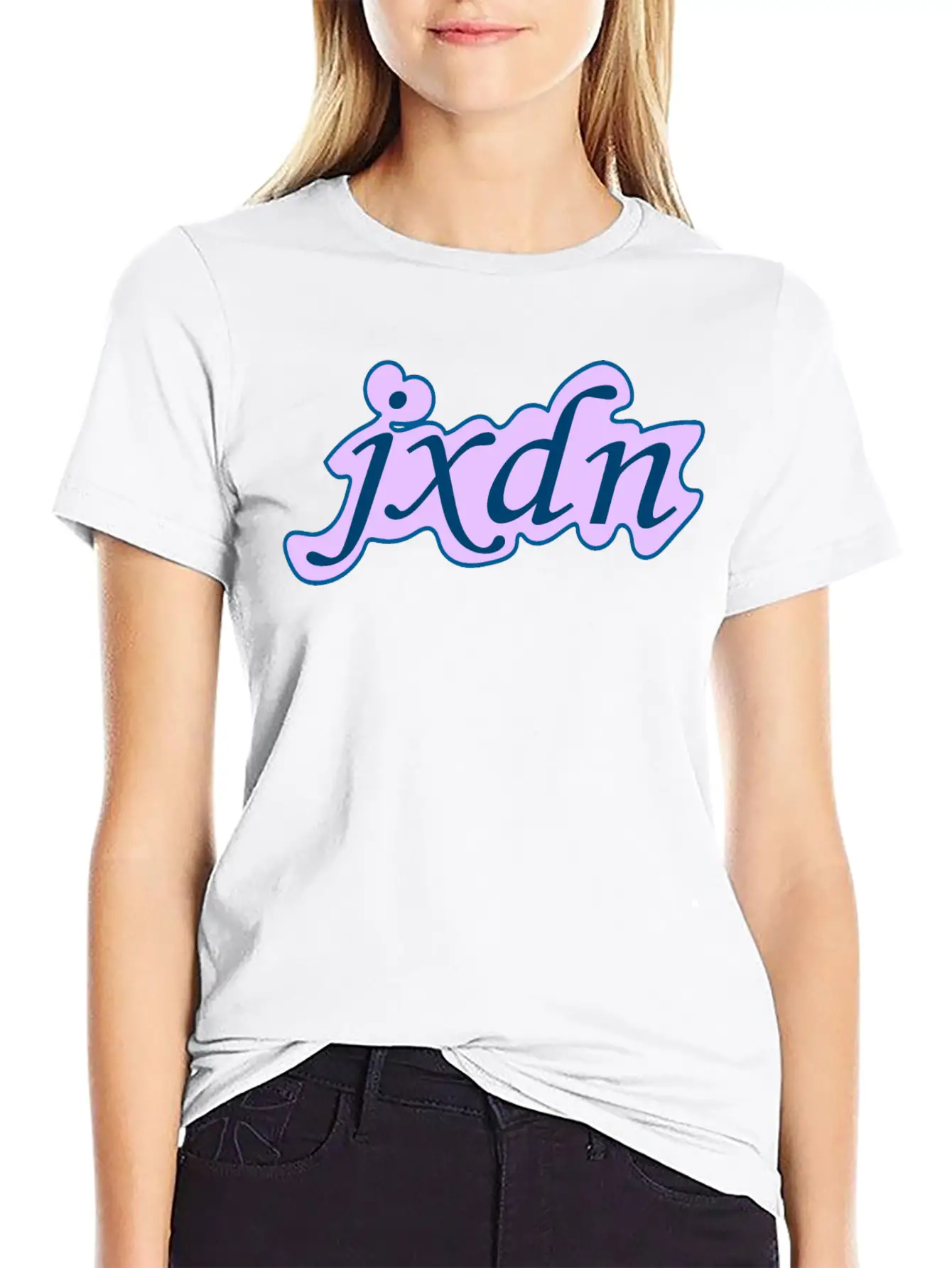 JXDN Pink Style Breathable Soft Cotton T-Shirt – Timeless Casual Look