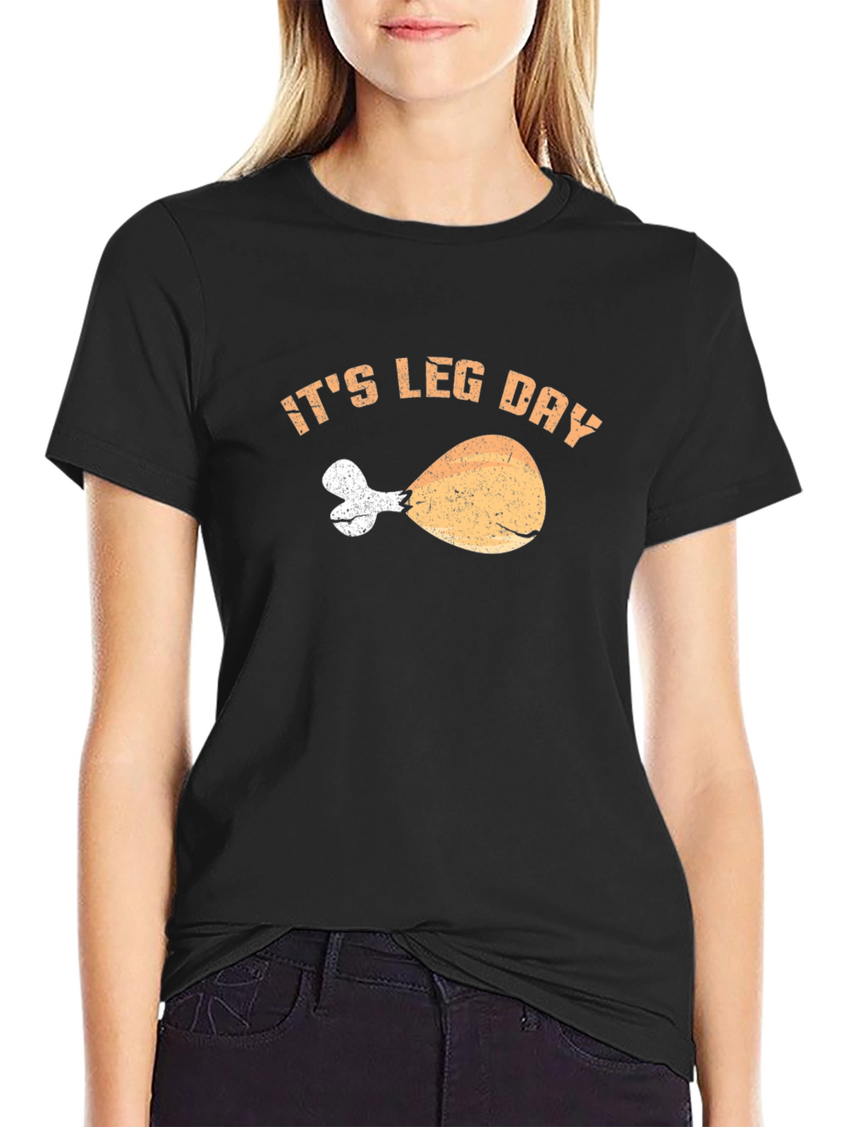 Its Leg Day Turkey Leg T-Shirt - Gym Workout Apparel
