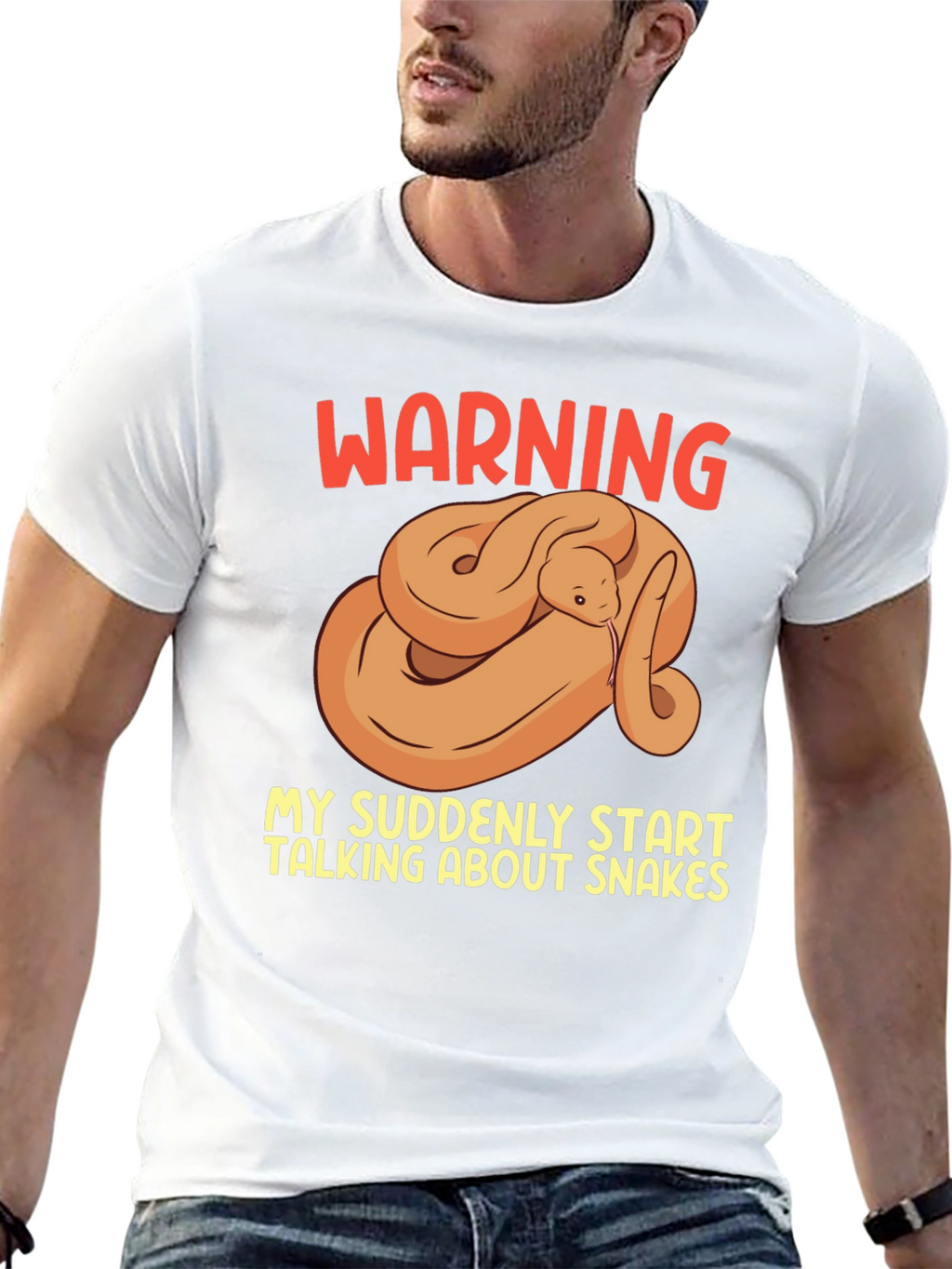 Warning: May Suddenly Talk About Snakes T-Shirt