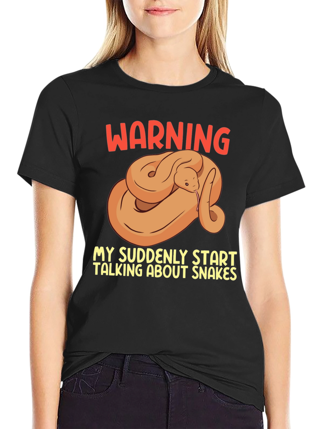 Warning: May Suddenly Talk About Snakes T-Shirt