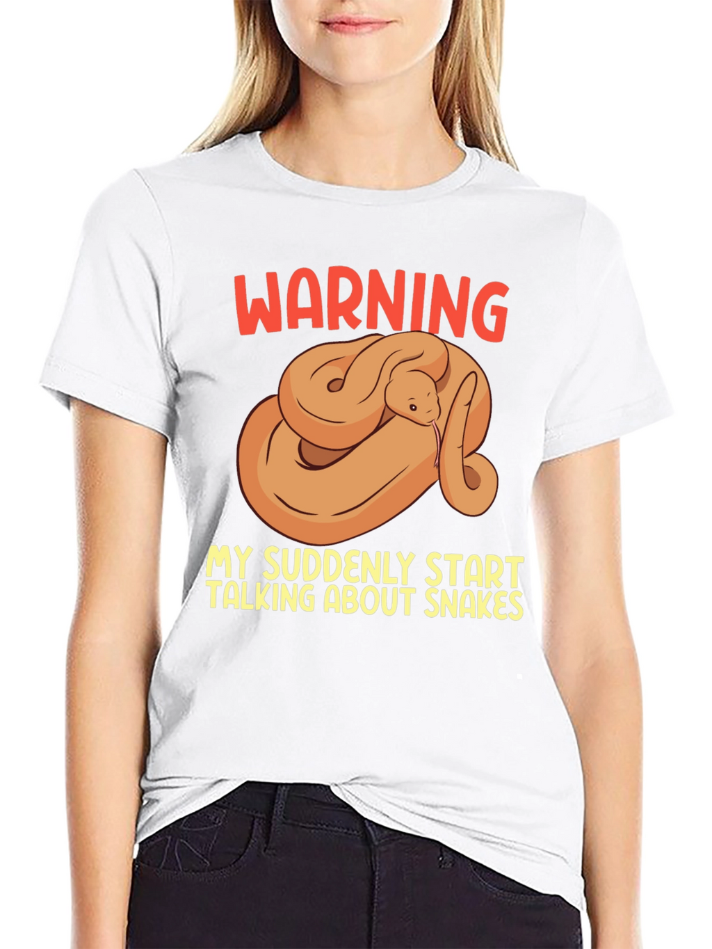 Warning: May Suddenly Talk About Snakes T-Shirt