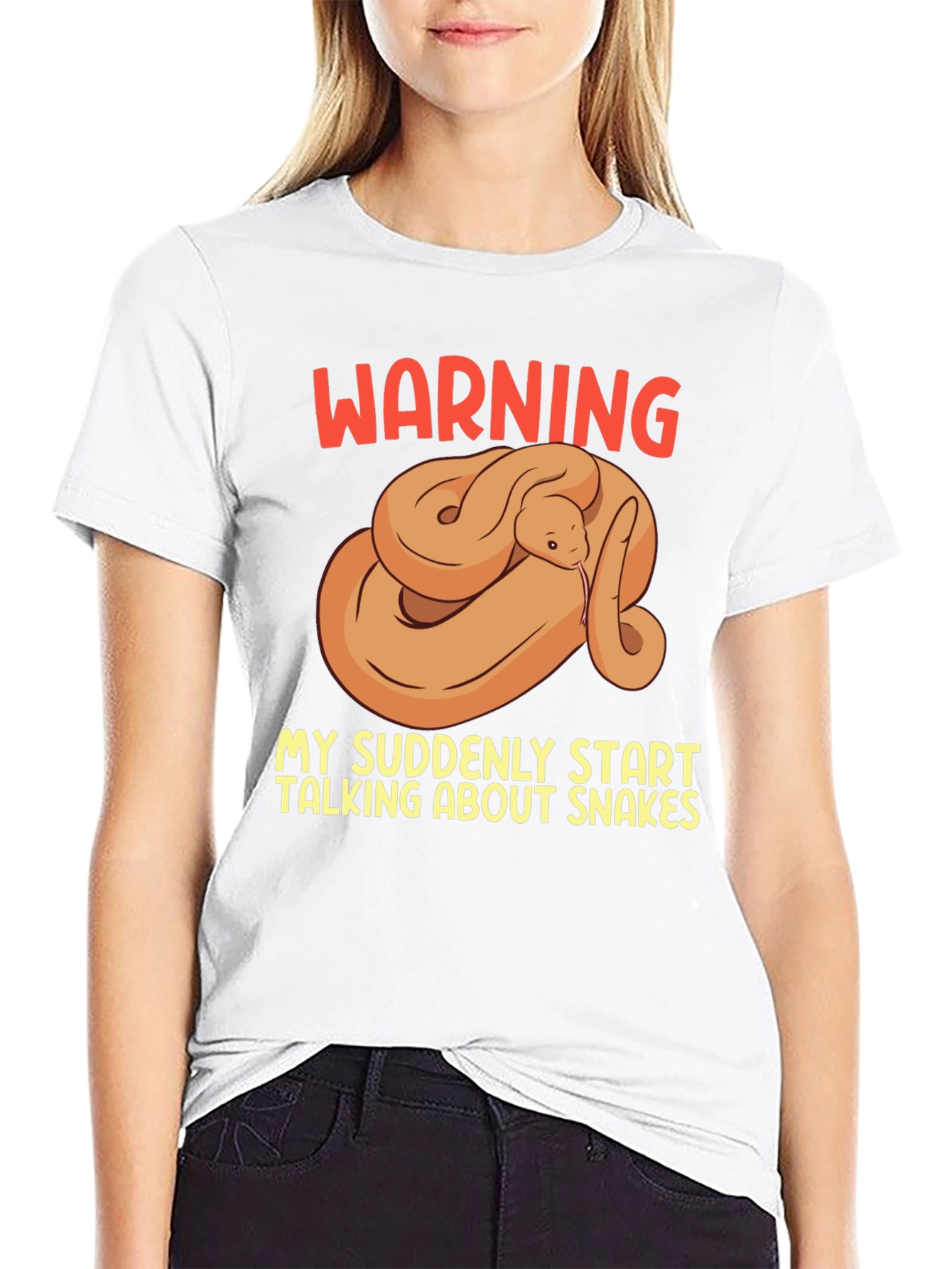 Warning: May Suddenly Talk About Snakes T-Shirt