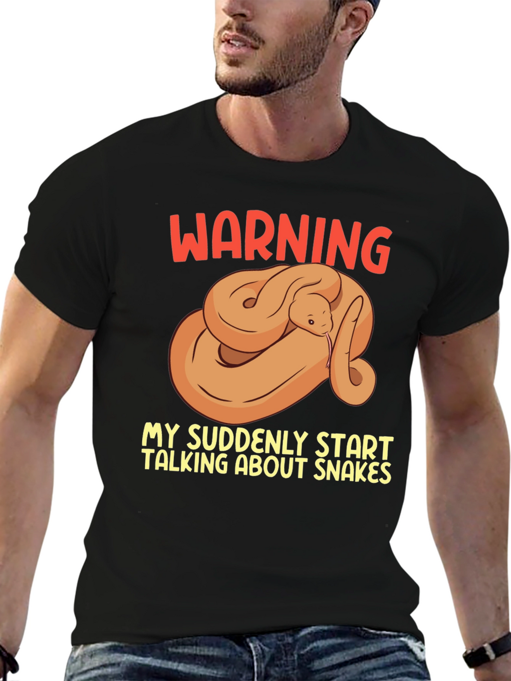 Warning: May Suddenly Talk About Snakes T-Shirt