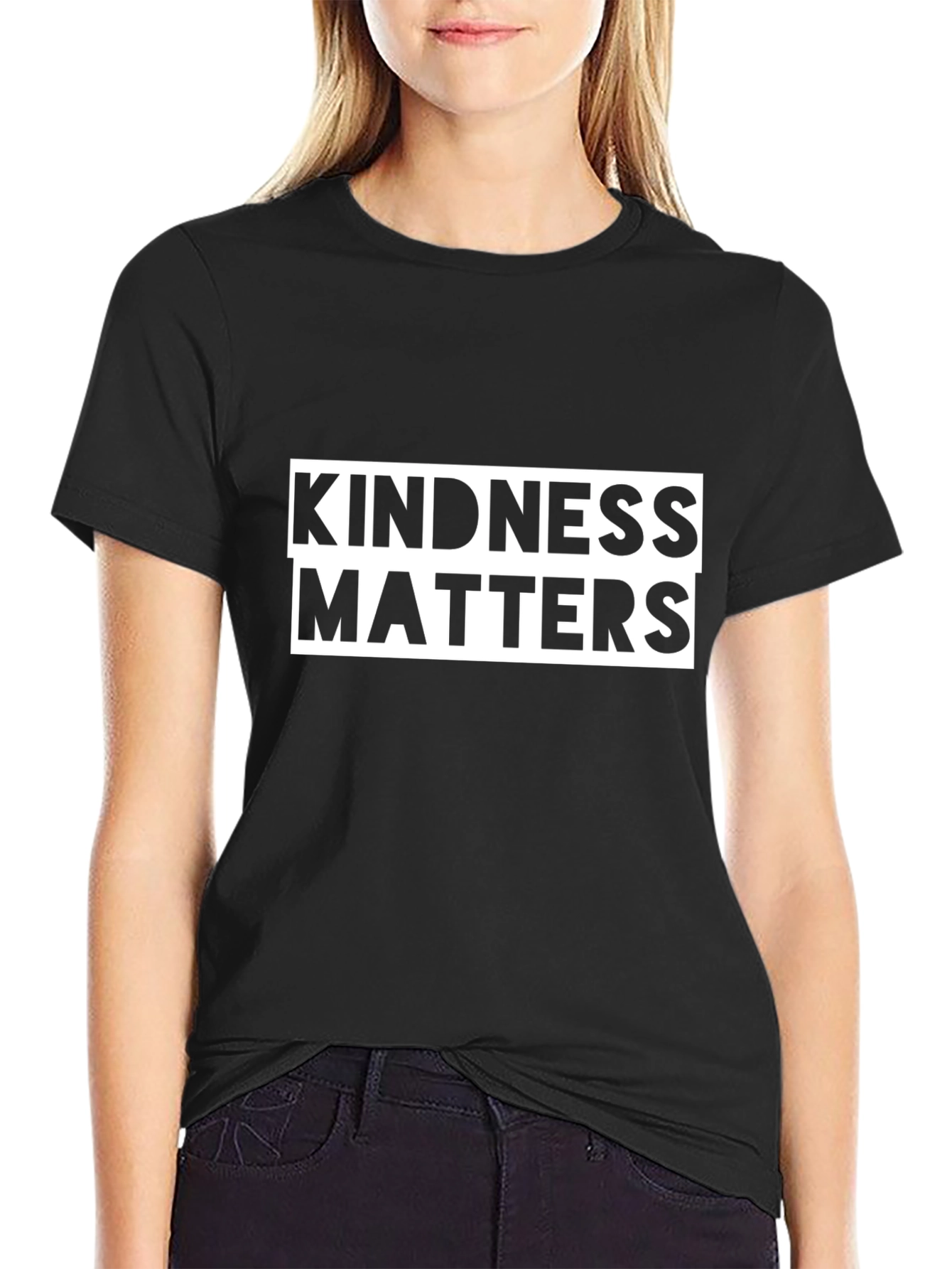 Kindness Matters Black T-Shirt - Unisex