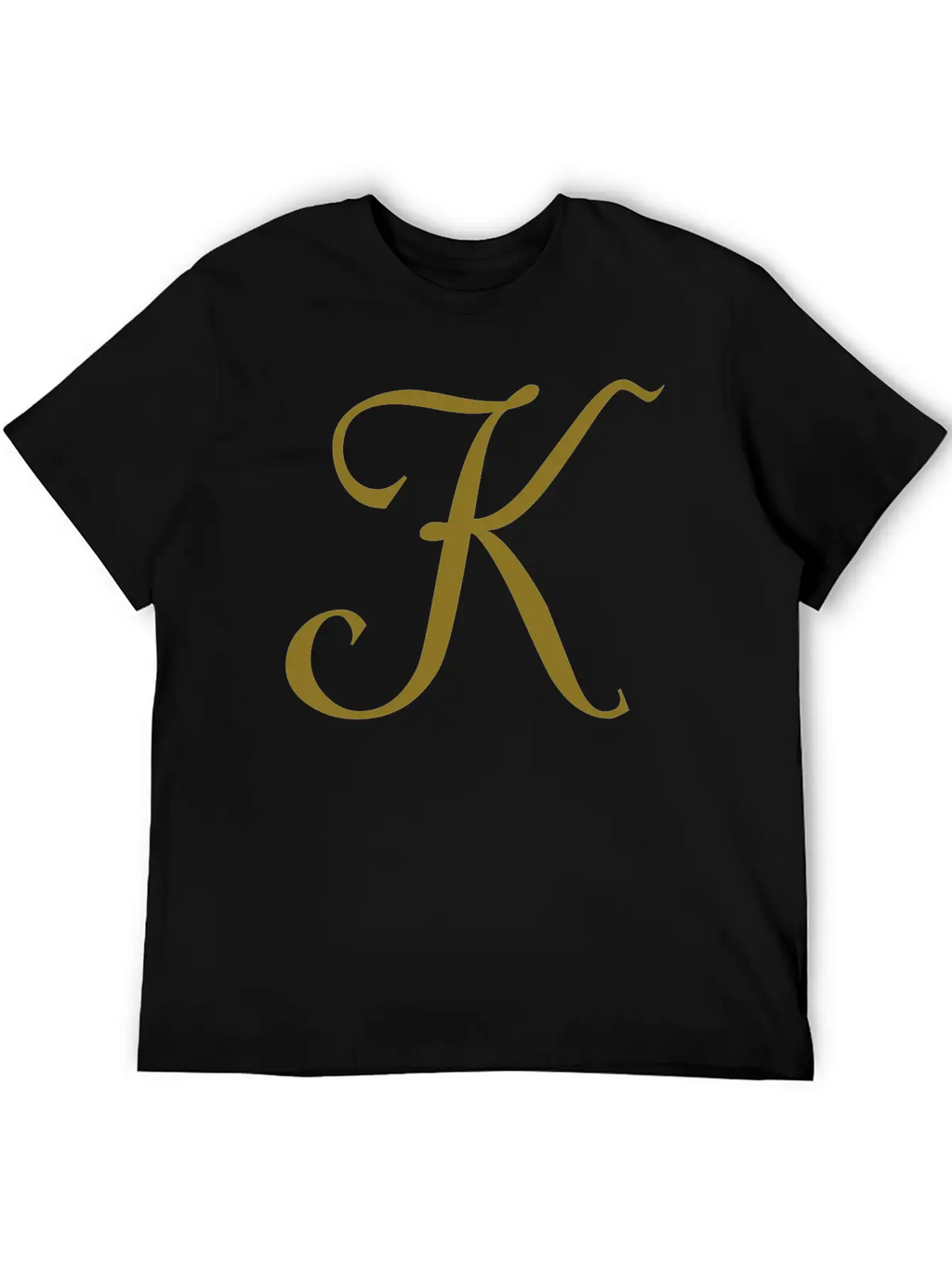 K - Letter Breathable Graphic T-Shirt – Perfect For Casual Days