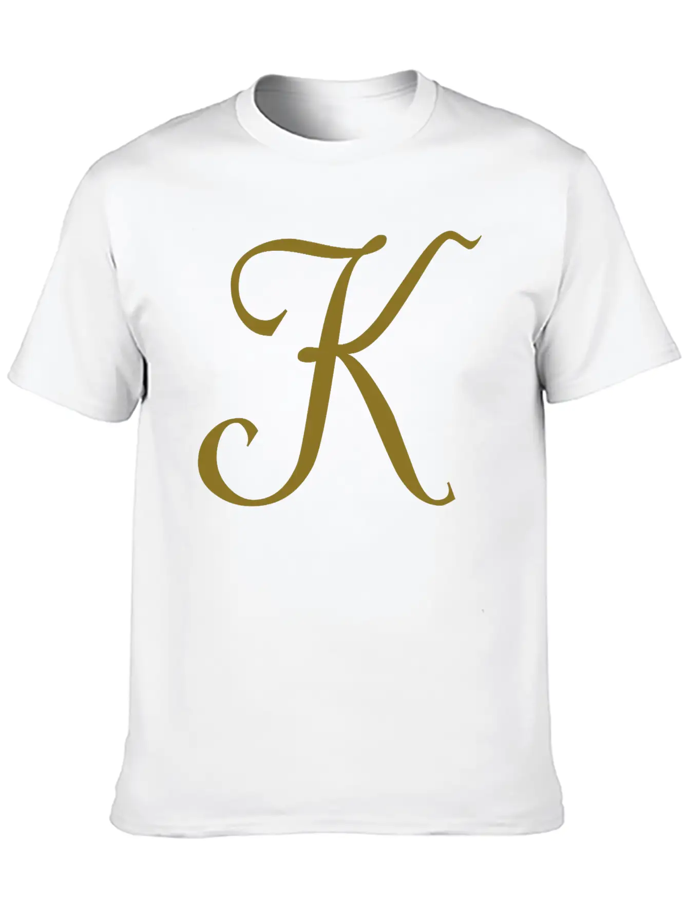 K - Letter Breathable Graphic T-Shirt – Perfect For Casual Days