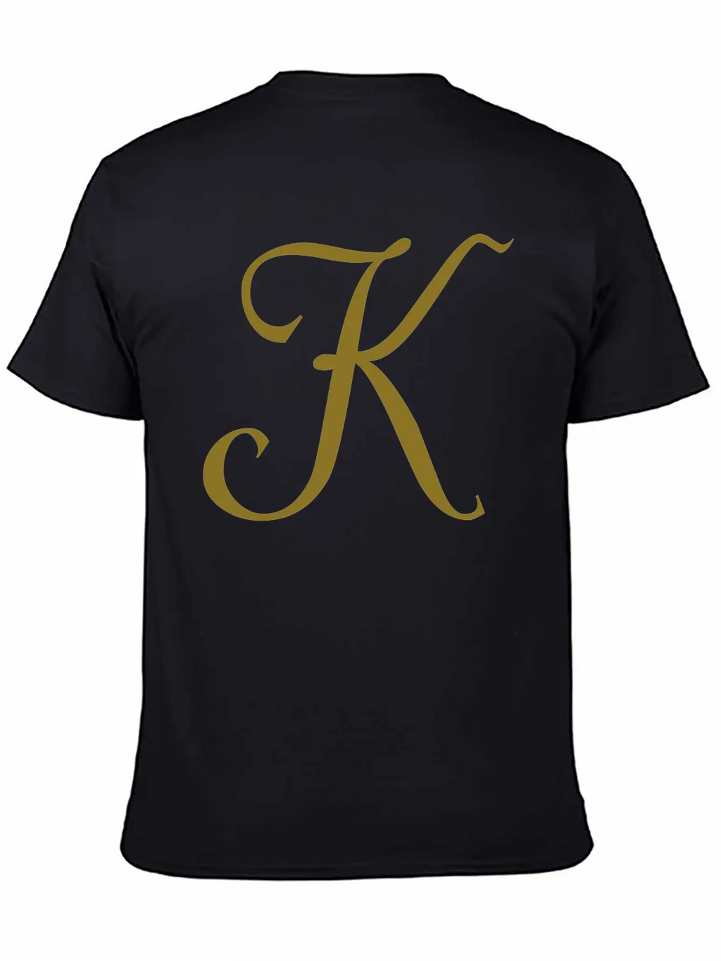 K - Letter Breathable Graphic T-Shirt – Perfect For Casual Days