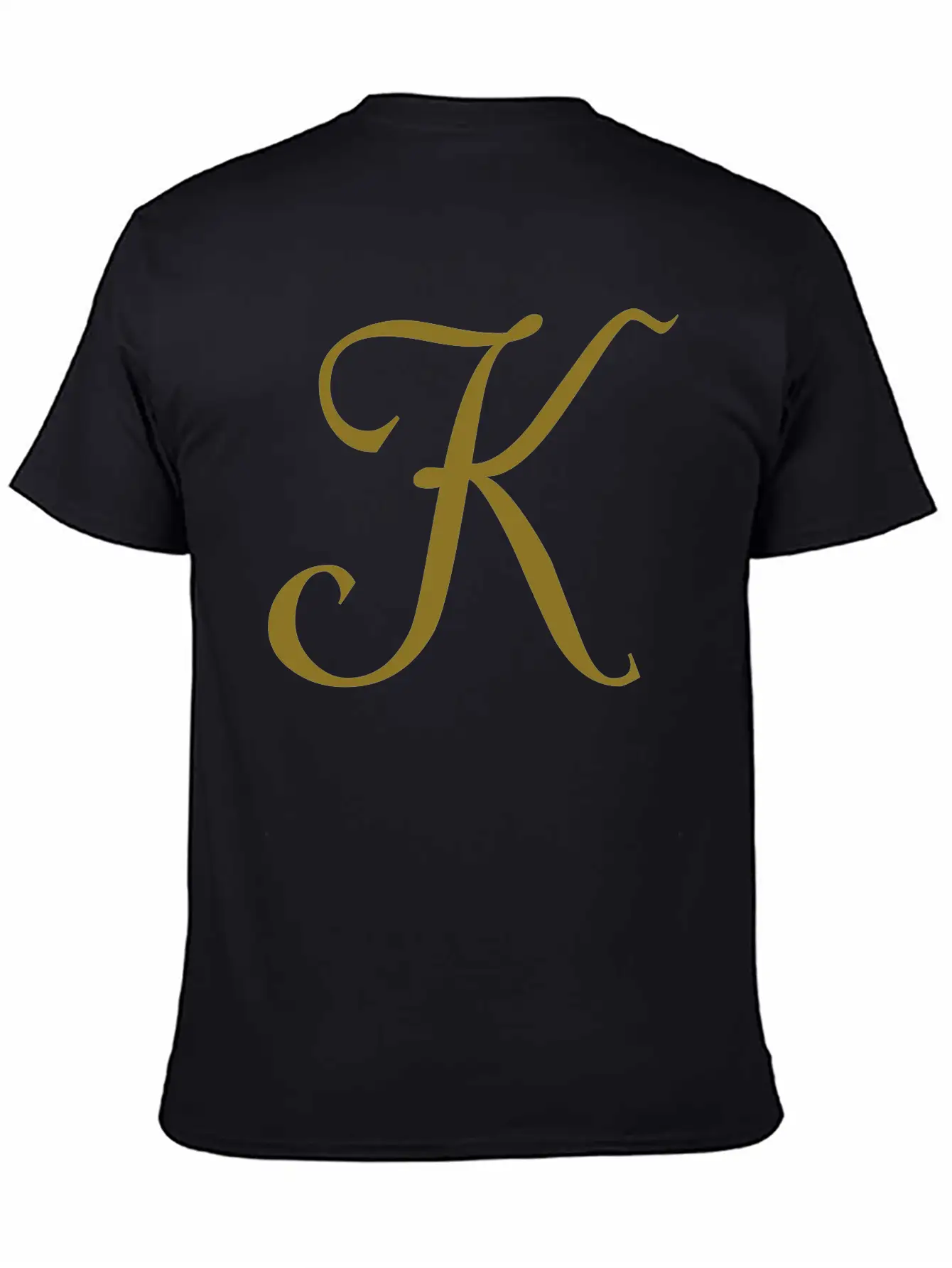 K - Letter Breathable Graphic T-Shirt – Perfect For Casual Days