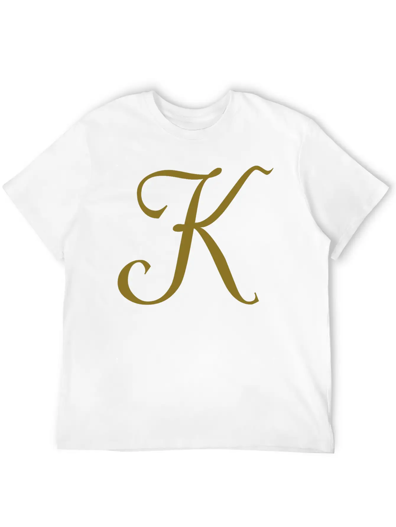 K - Letter Breathable Graphic T-Shirt – Perfect For Casual Days