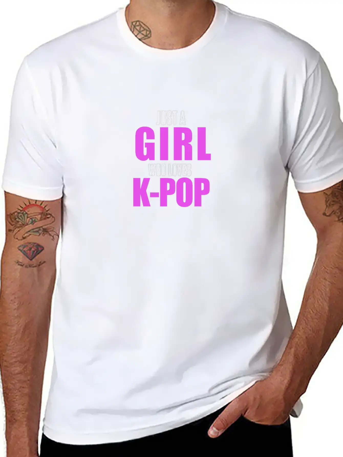K-Pop Breathable Soft Cotton T-Shirt – Timeless Casual Look