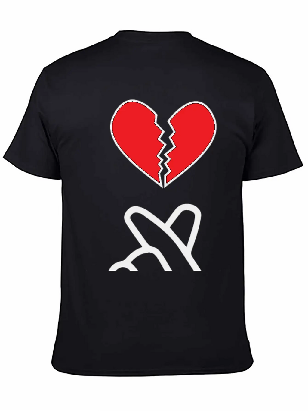 K Pop Finger Broken Love Breathable Soft Cotton T-Shirt – Timeless Casual Look