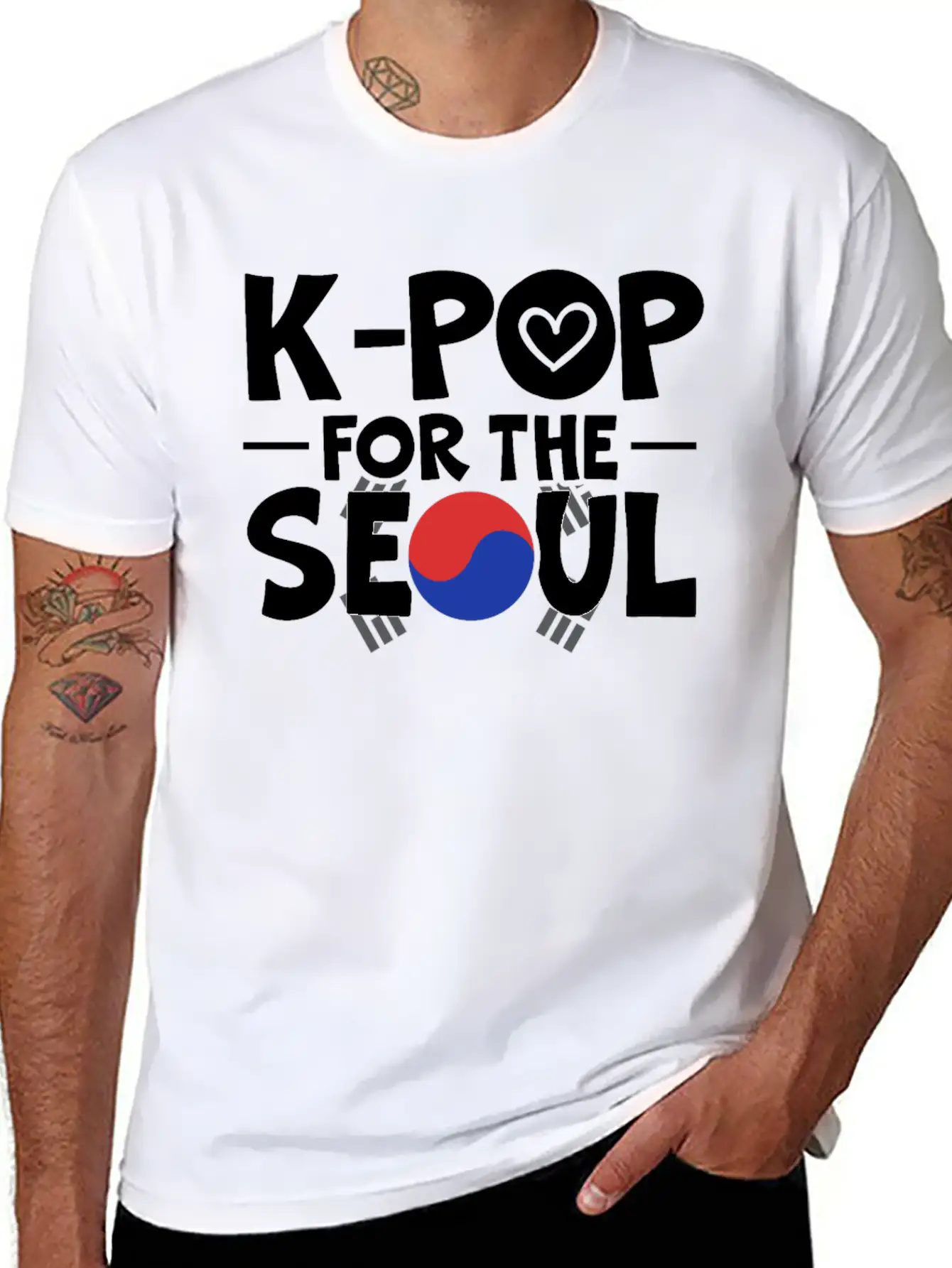 K-Pop For The Seoul Korean Pop Music South Korea Breathable Graphic T-Shirt – Perfect For Casual Days