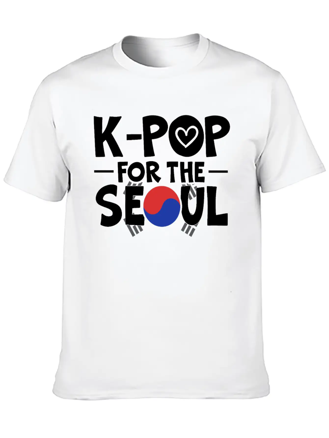 K-Pop For The Seoul Korean Pop Music South Korea Breathable Graphic T-Shirt – Perfect For Casual Days