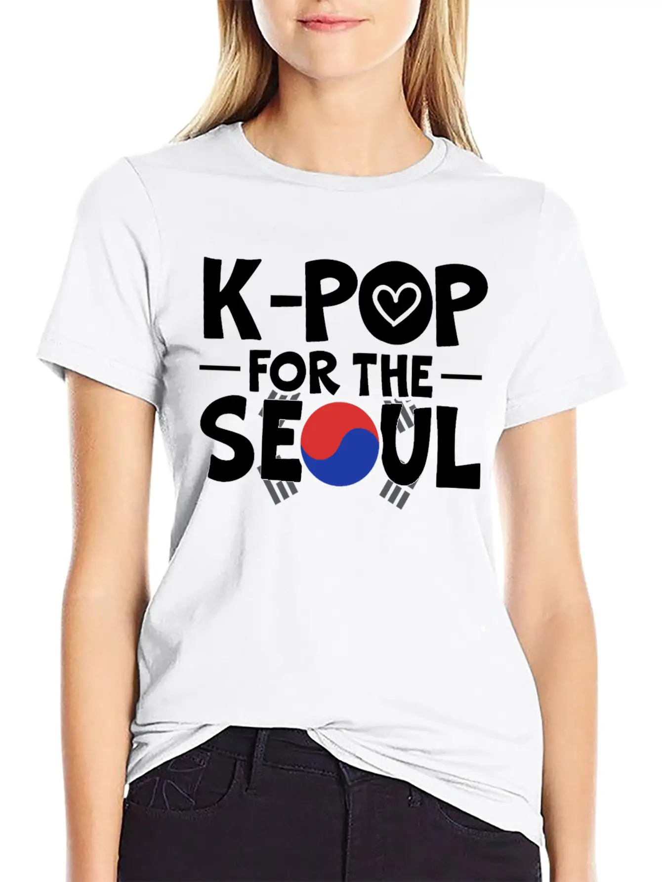 K-Pop For The Seoul Korean Pop Music South Korea Breathable Graphic T-Shirt – Perfect For Casual Days