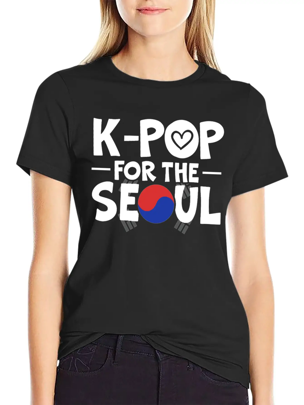 K-Pop For The Seoul Korean Pop Music South Korea Breathable Graphic T-Shirt – Perfect For Casual Days