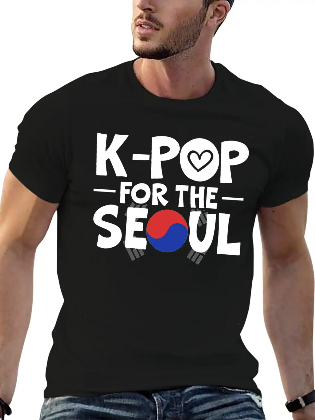 K-Pop For The Seoul Korean Pop Music South Korea Breathable Graphic T-Shirt – Perfect For Casual Days