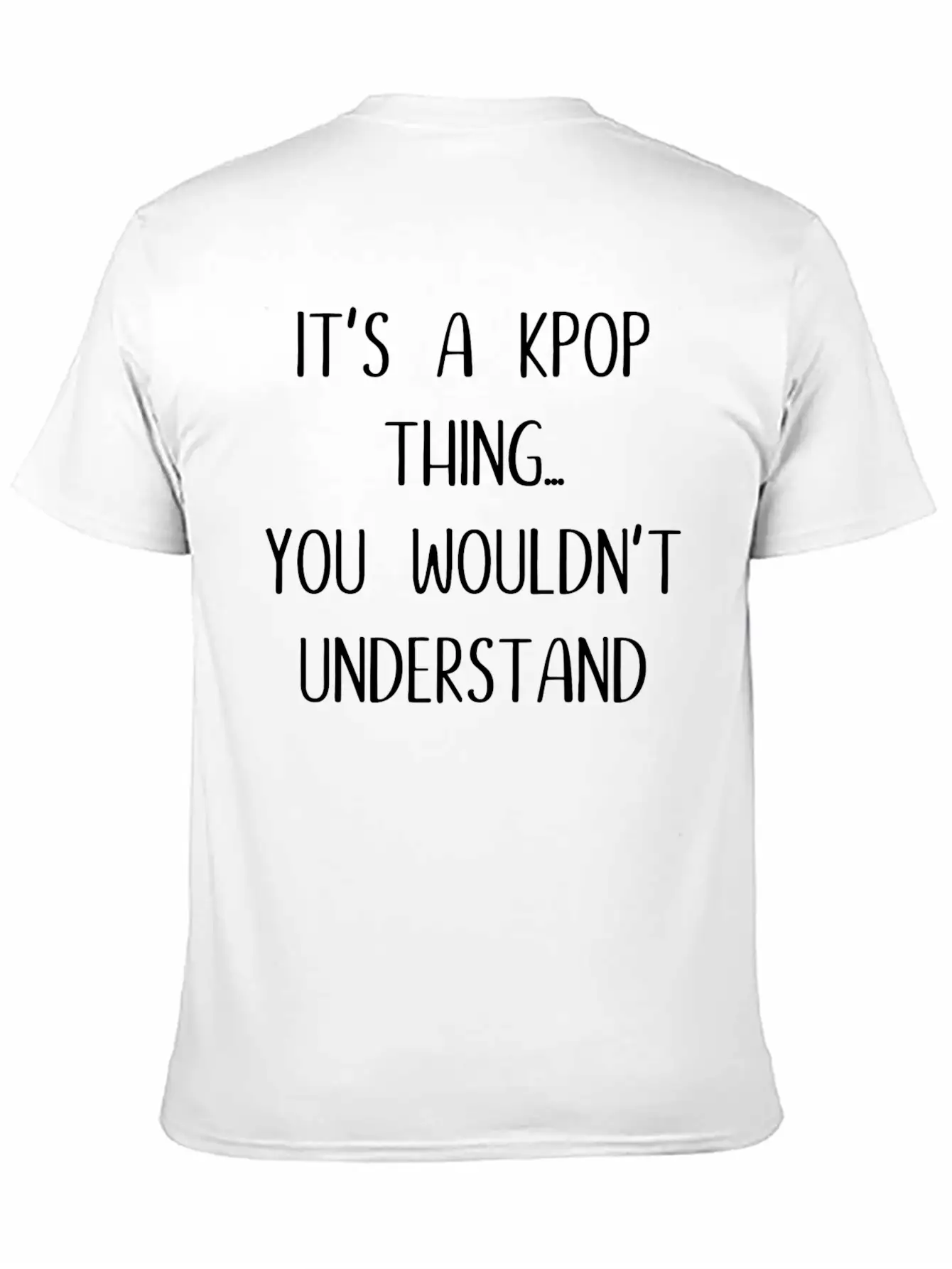 K - Pop Gift Saying Music Breathable Soft Cotton T-Shirt – Timeless Casual Look
