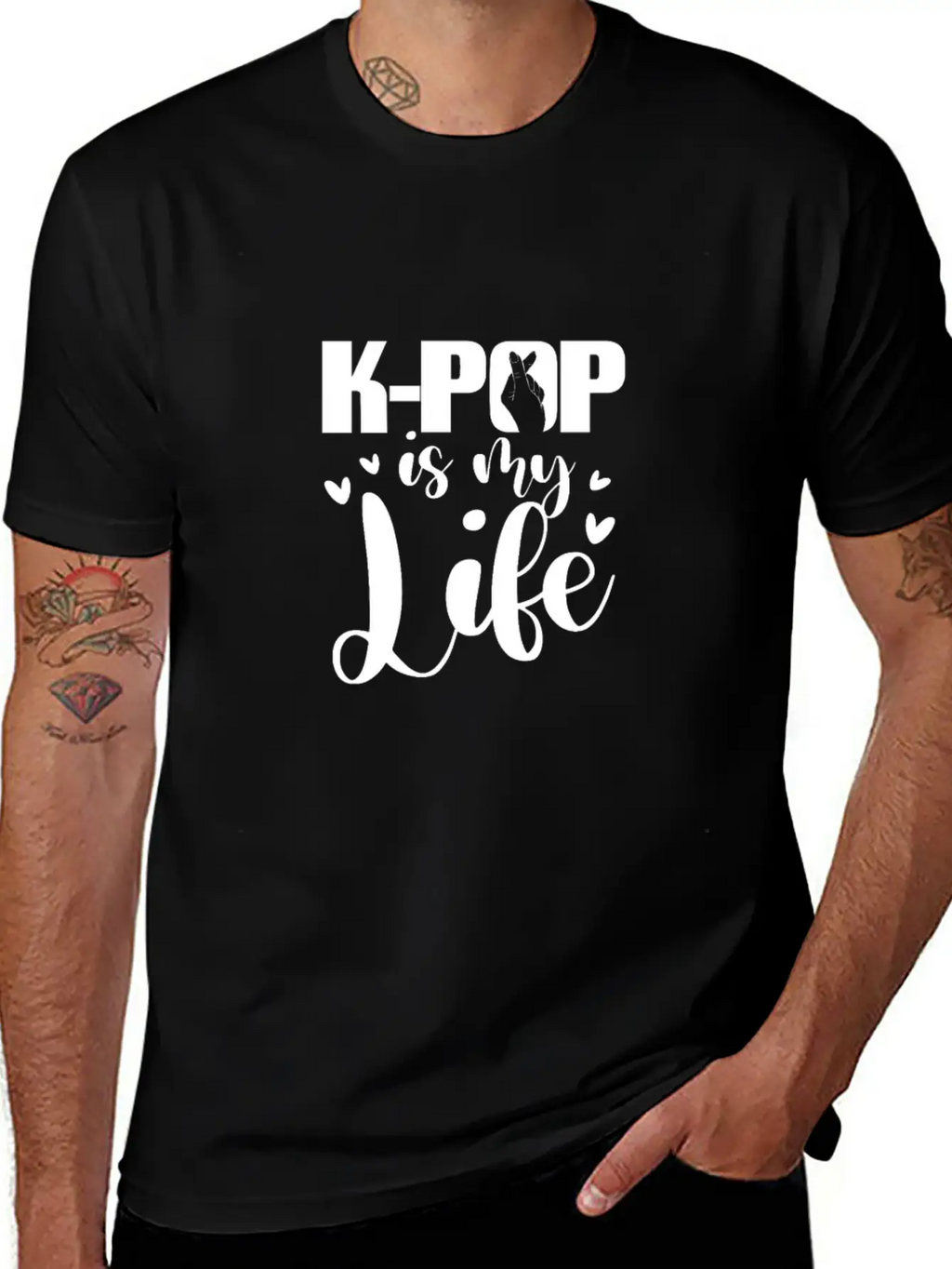 K-Pop Is My Life Timeless Short Sleeve Tee – Comfy And Minimalist Design