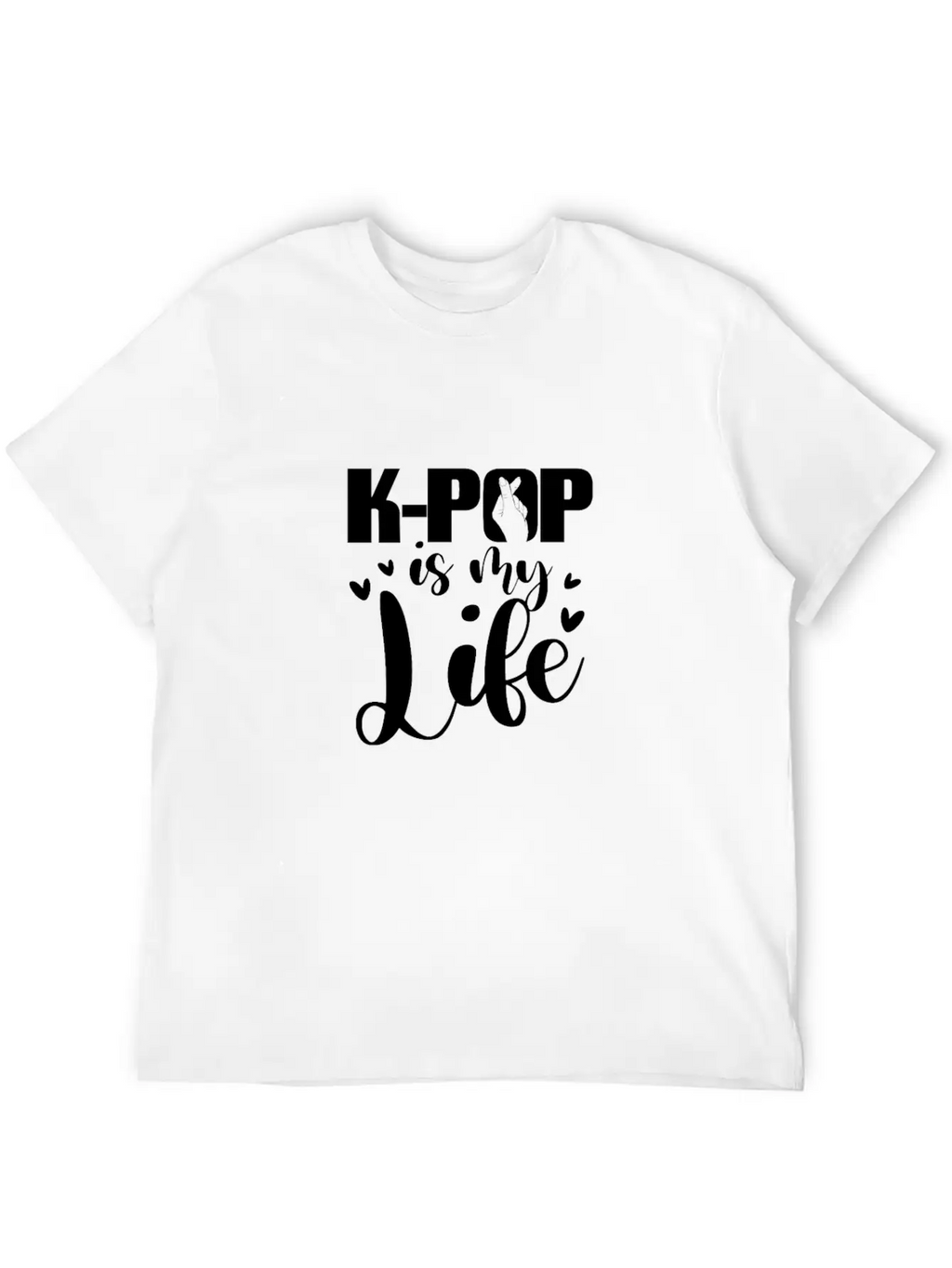 K-Pop Is My Life Timeless Short Sleeve Tee – Comfy And Minimalist Design