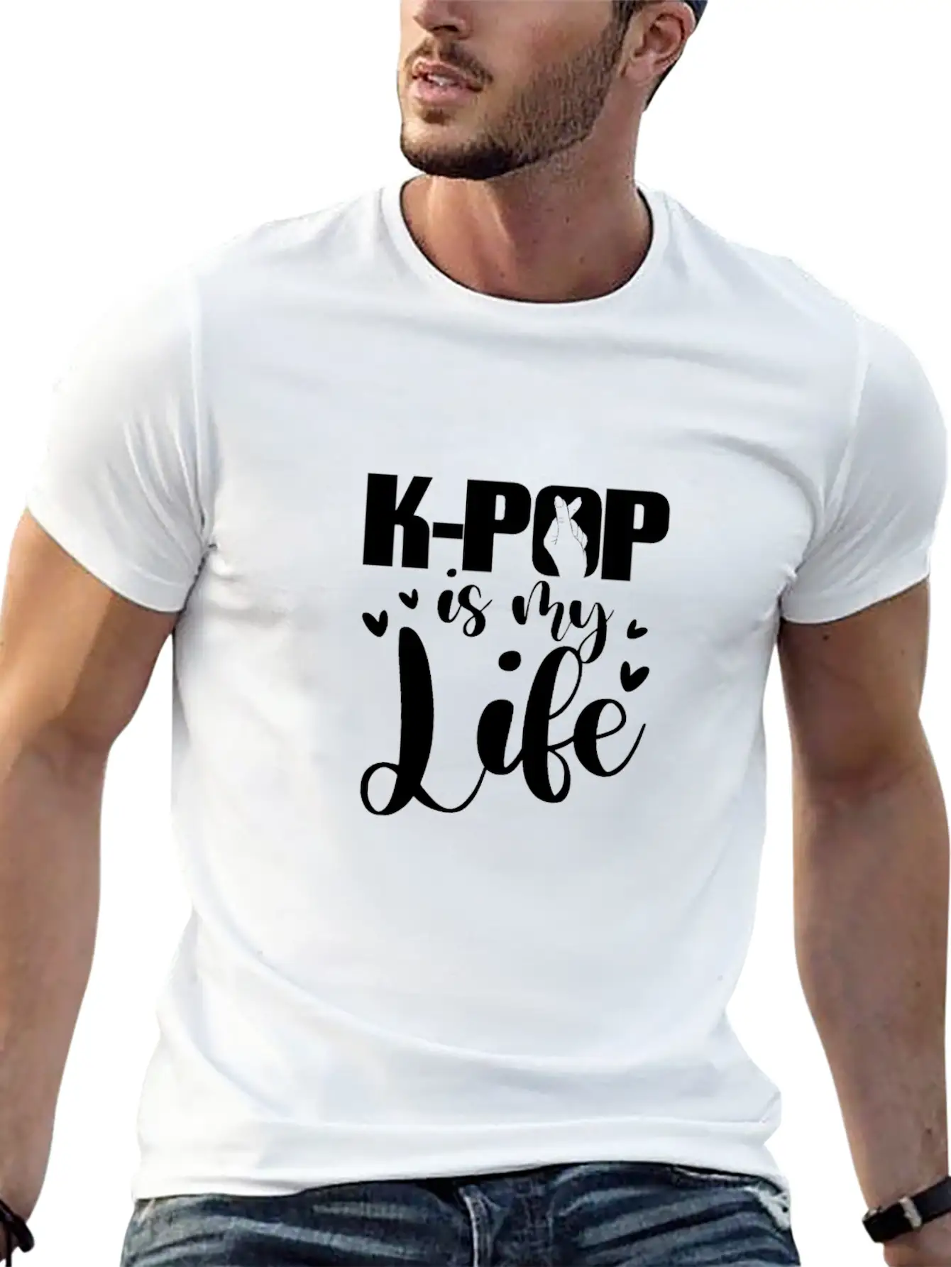 K-Pop Is My Life Timeless Short Sleeve Tee – Comfy And Minimalist Design