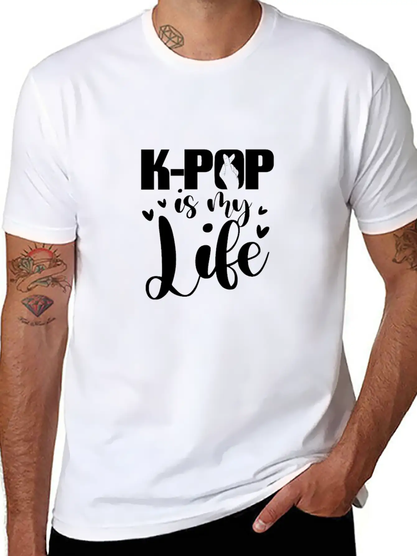 K-Pop Is My Life Timeless Short Sleeve Tee – Comfy And Minimalist Design