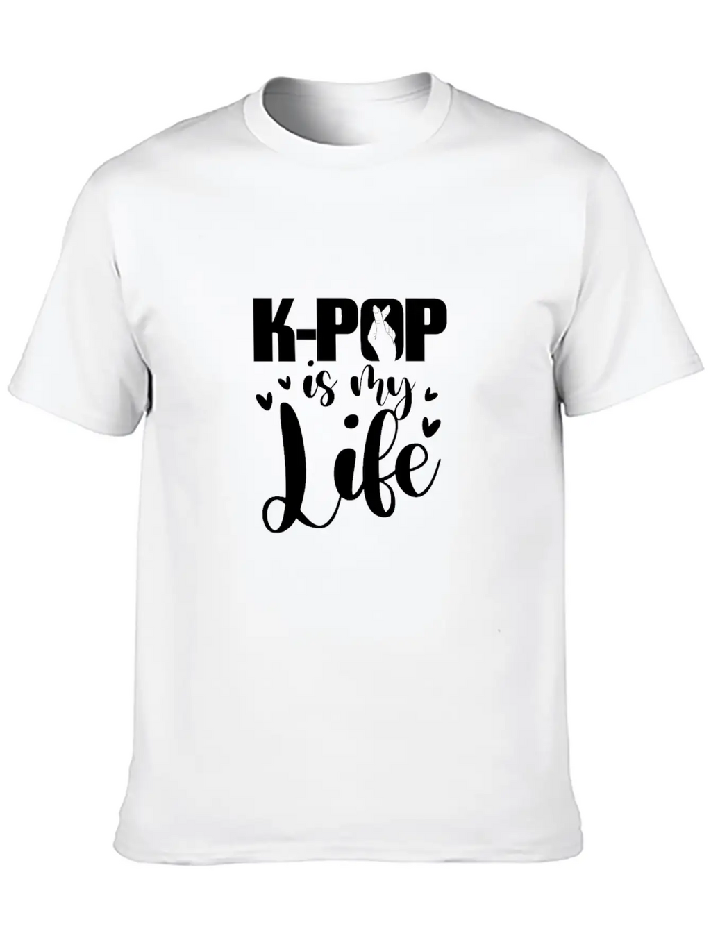 K-Pop Is My Life Timeless Short Sleeve Tee – Comfy And Minimalist Design