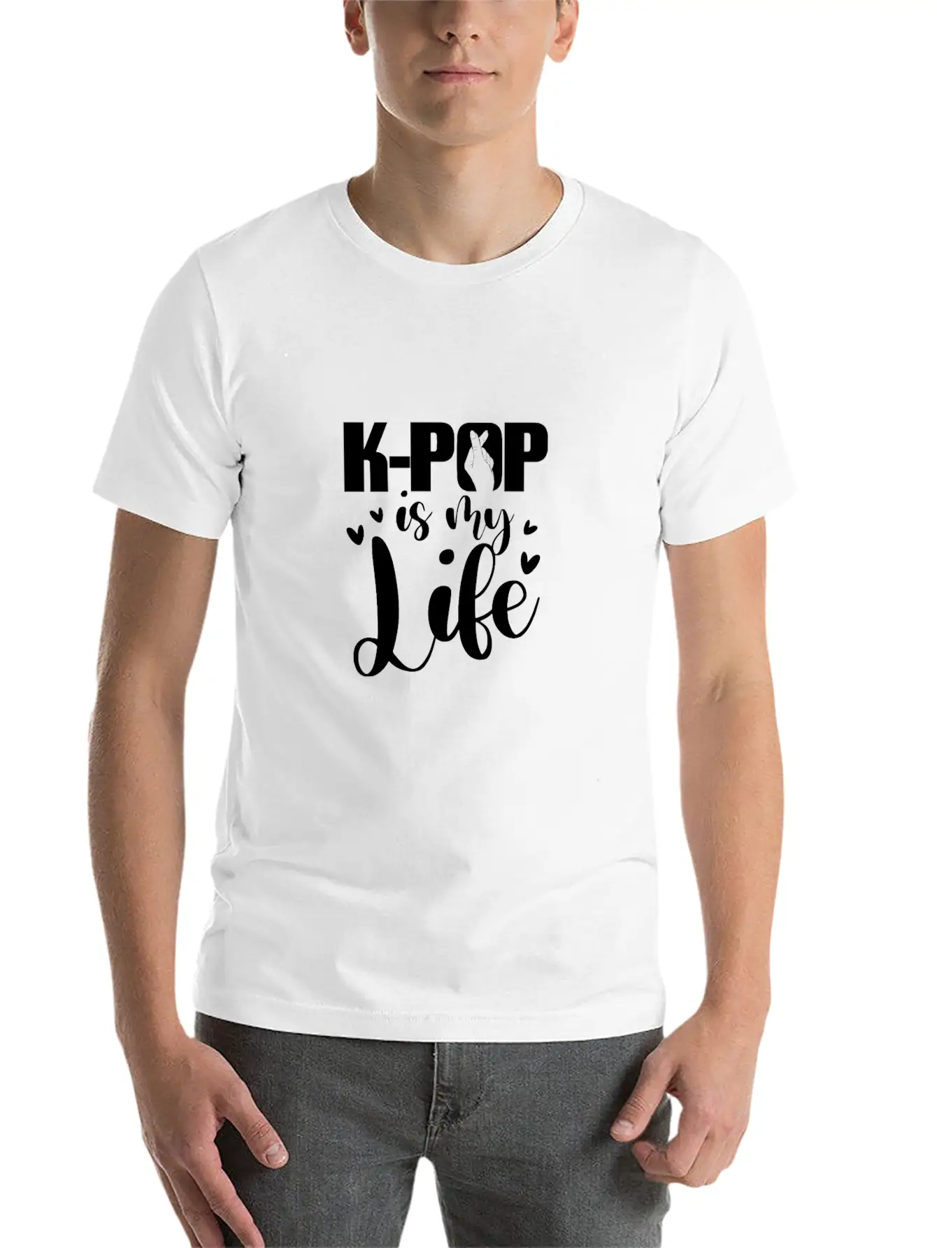 K-Pop Is My Life Timeless Short Sleeve Tee – Comfy And Minimalist Design