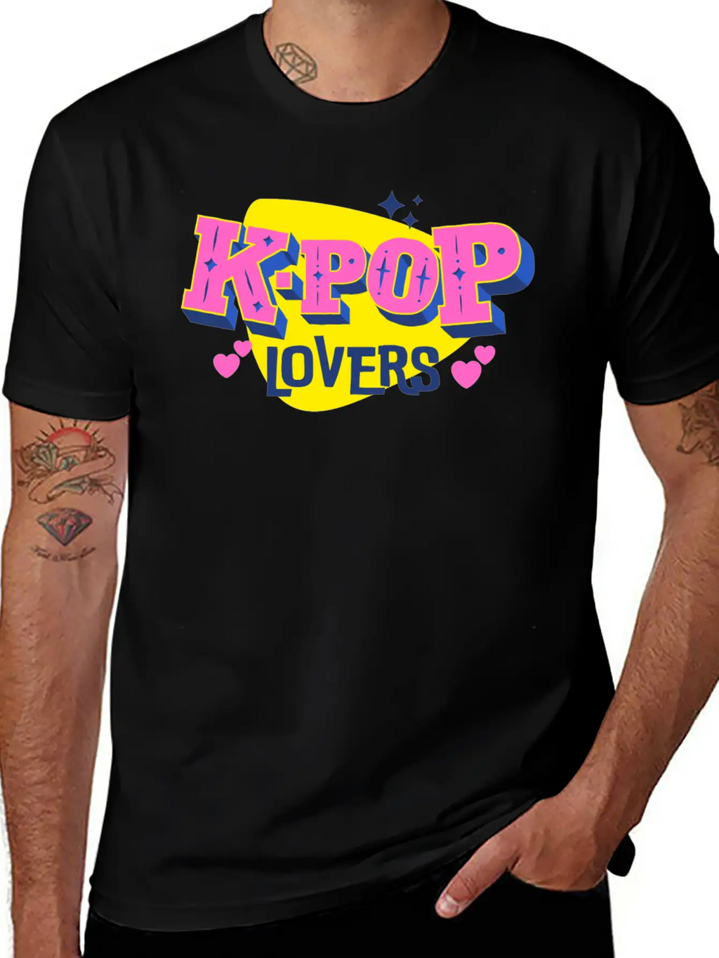 K-pop Lover Breathable Graphic T-Shirt – Perfect For Casual Days