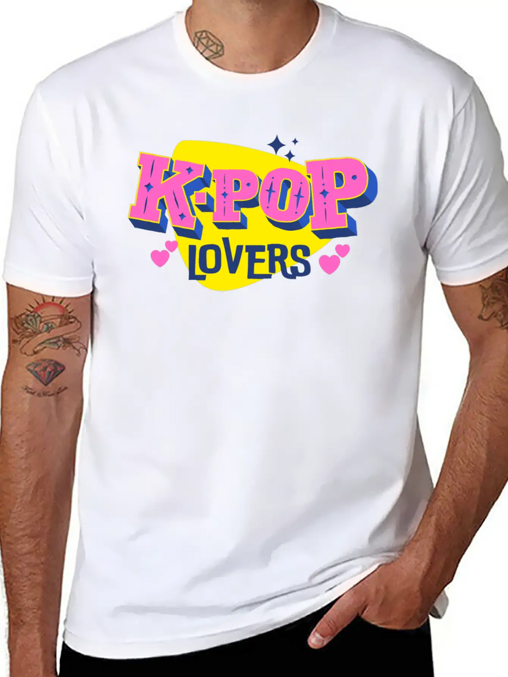 K-pop Lover Breathable Graphic T-Shirt – Perfect For Casual Days