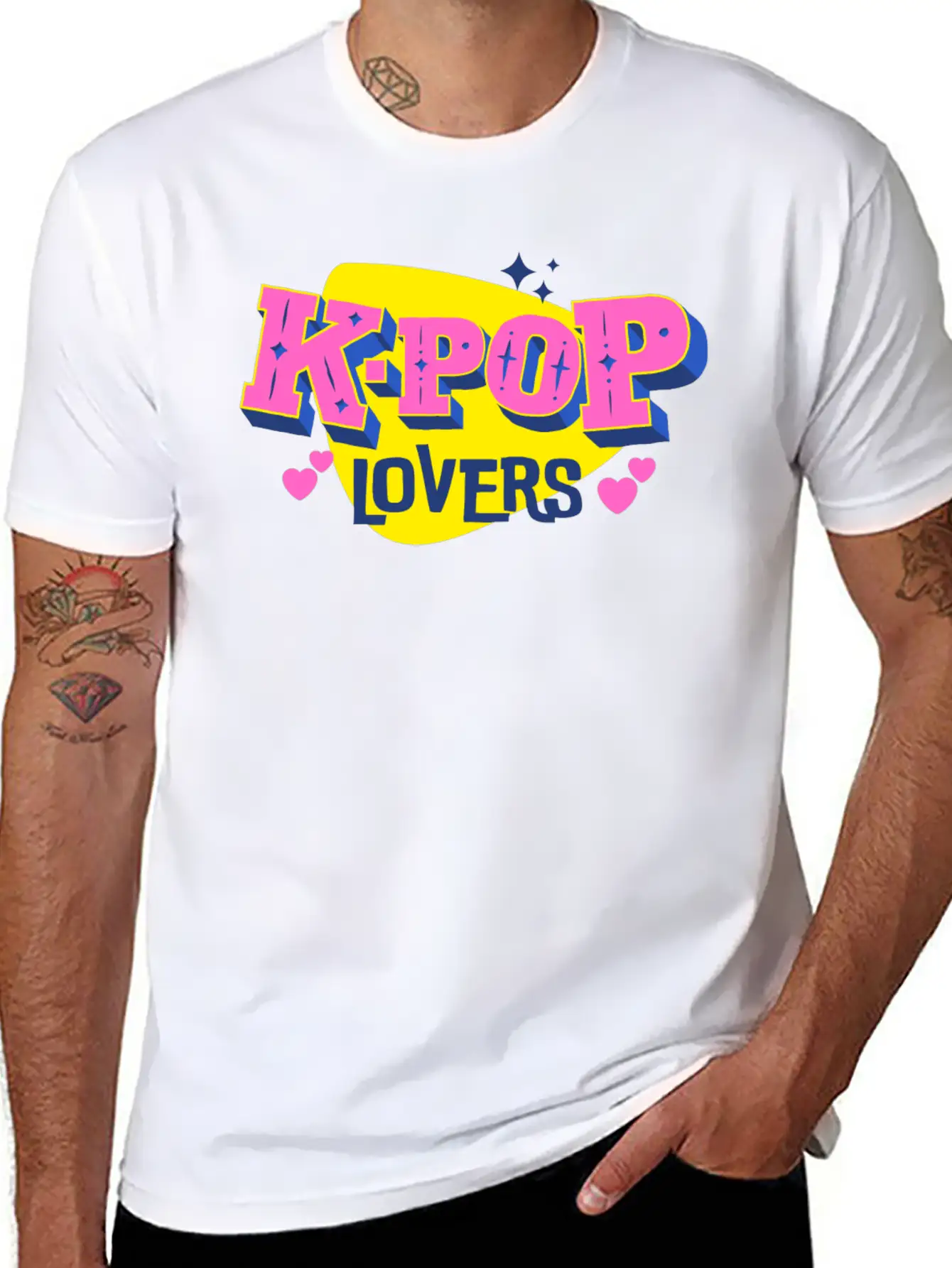 K-pop Lover Breathable Graphic T-Shirt – Perfect For Casual Days