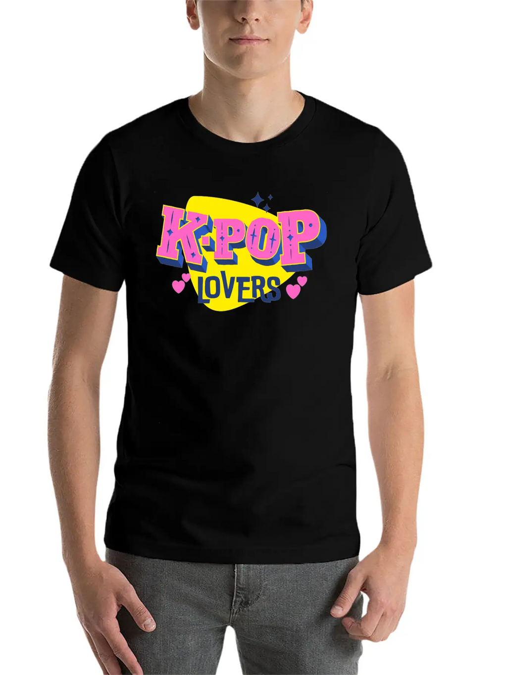 K-pop Lover Breathable Graphic T-Shirt – Perfect For Casual Days