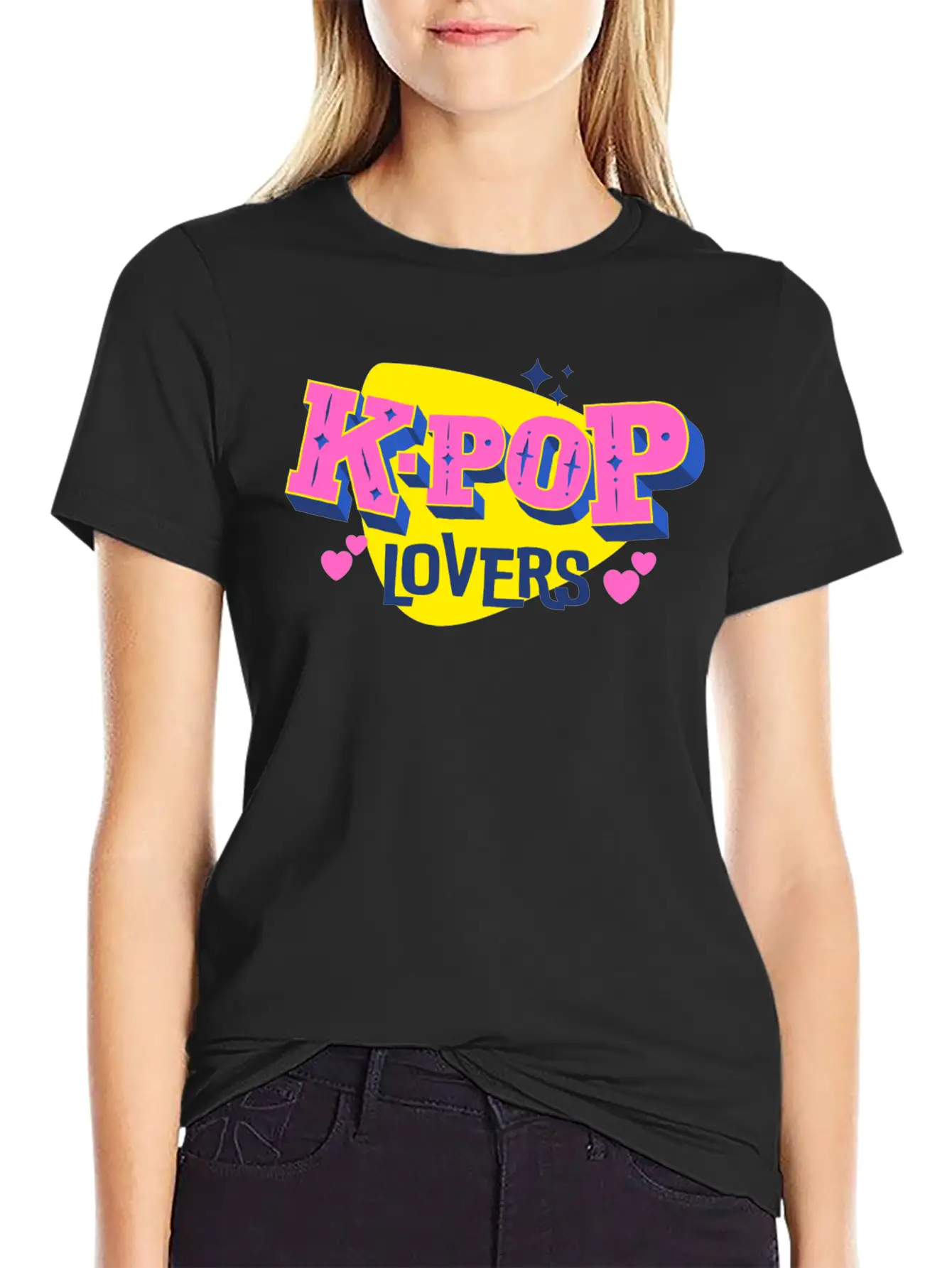 K-pop Lover Breathable Graphic T-Shirt – Perfect For Casual Days