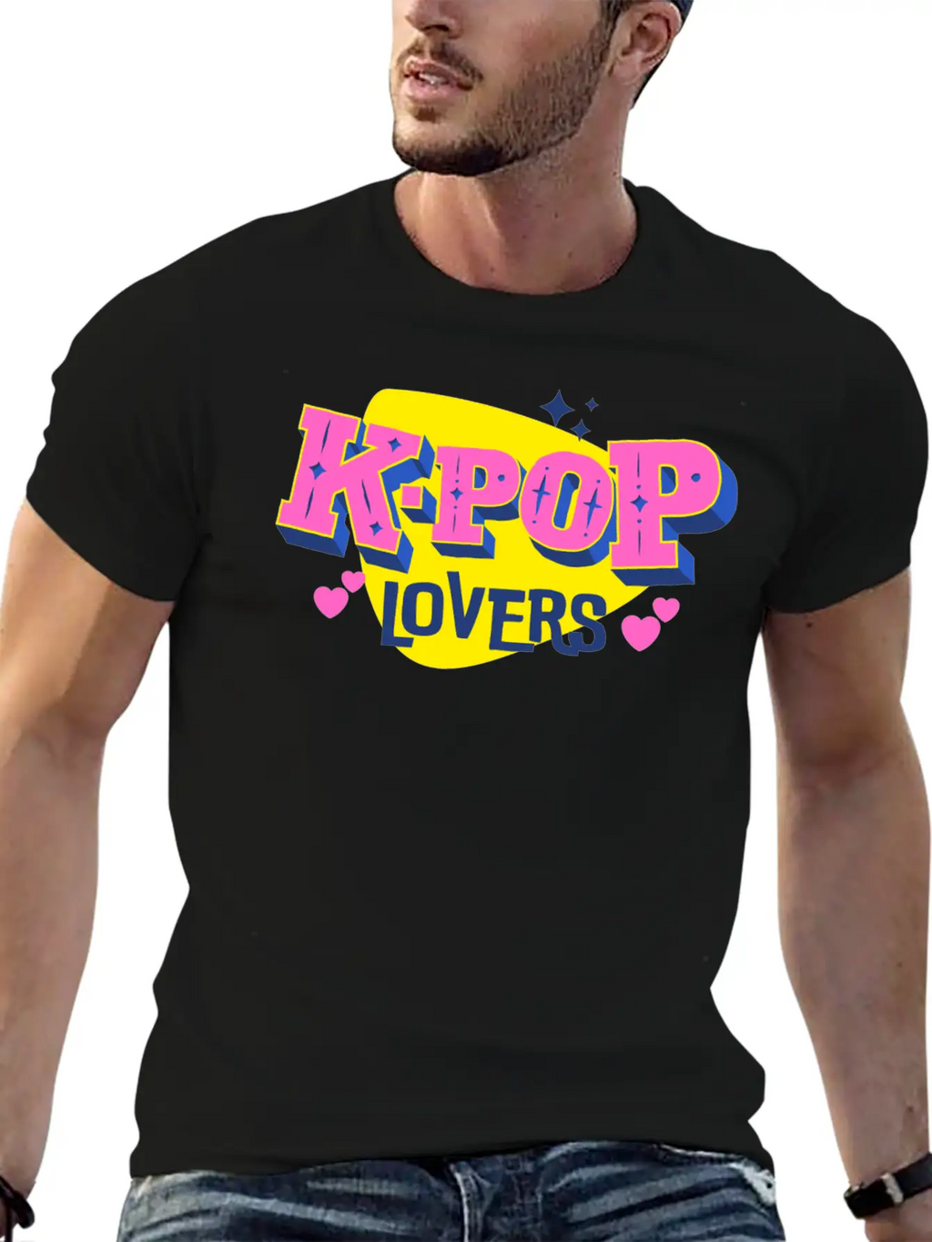 K-pop Lover Breathable Graphic T-Shirt – Perfect For Casual Days