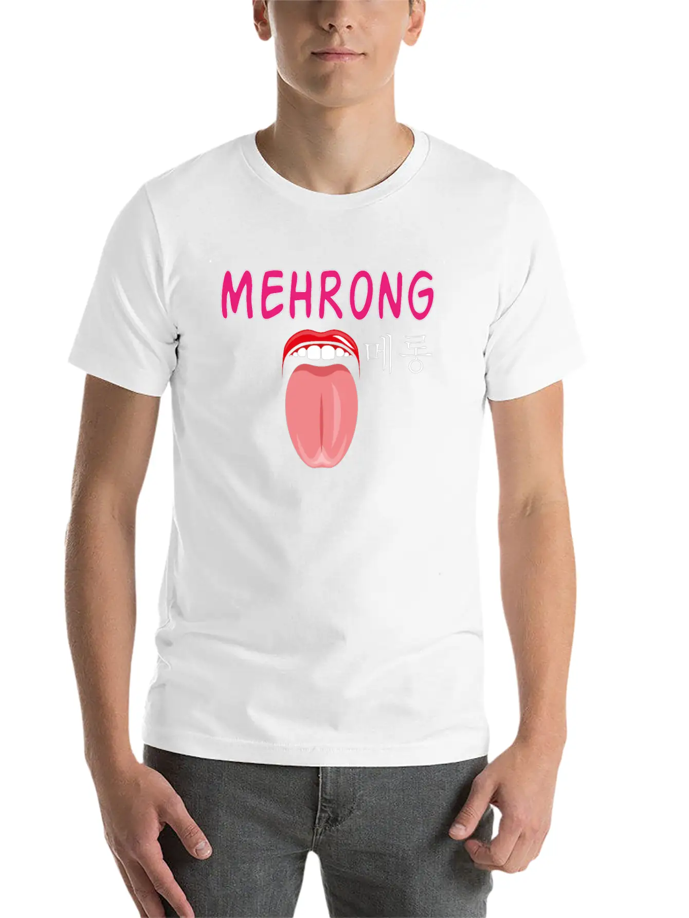K Pop Mehrong Unisex Casual T-Shirt – Clean Design For Daily Comfort