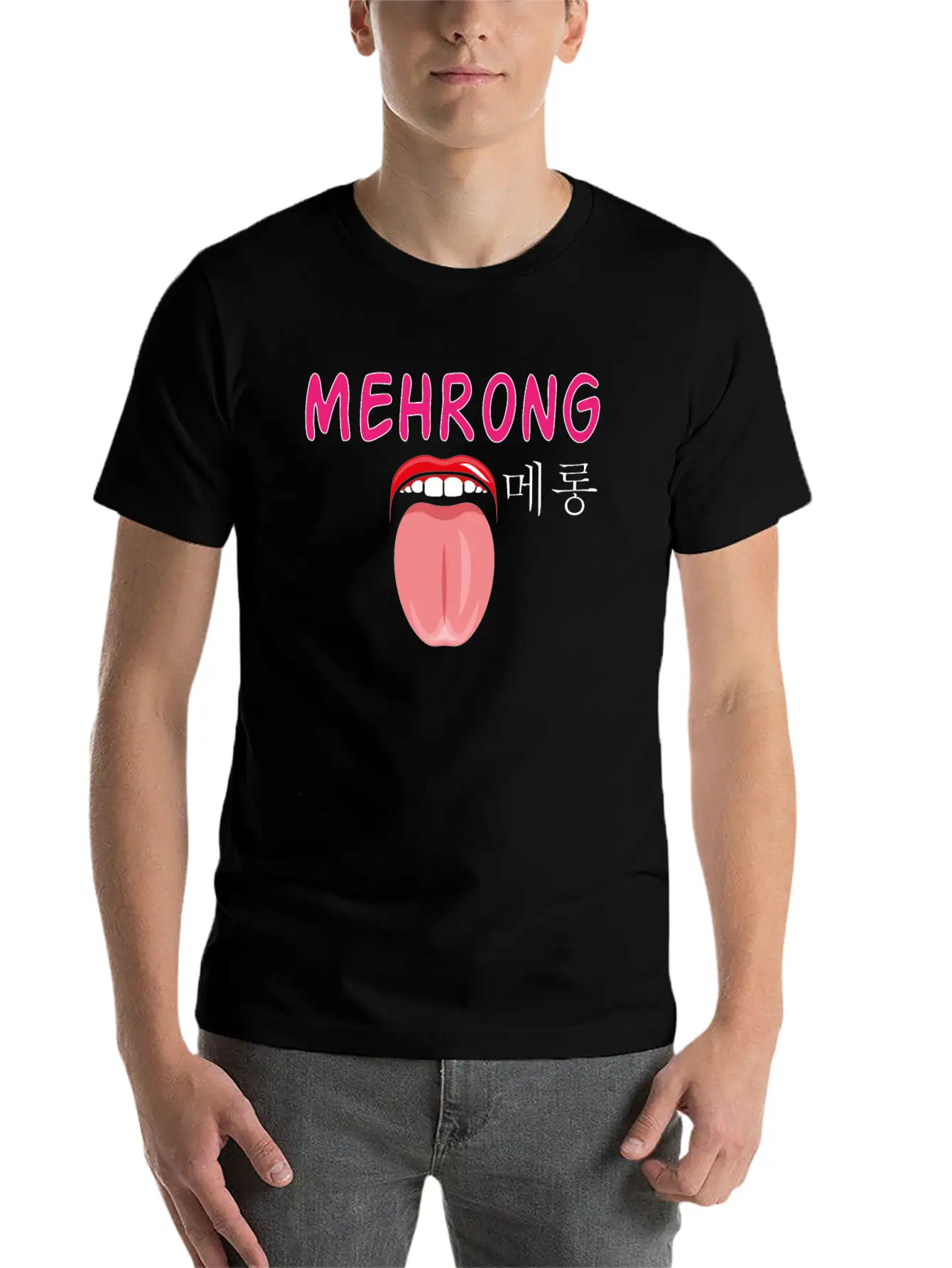 K Pop Mehrong Unisex Casual T-Shirt – Clean Design For Daily Comfort