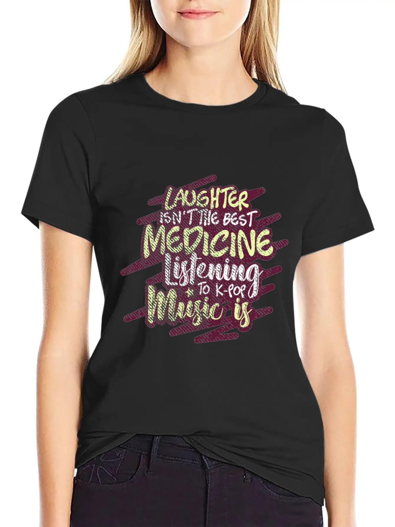 K-Pop Music Breathable Graphic T-Shirt – Perfect For Casual Days