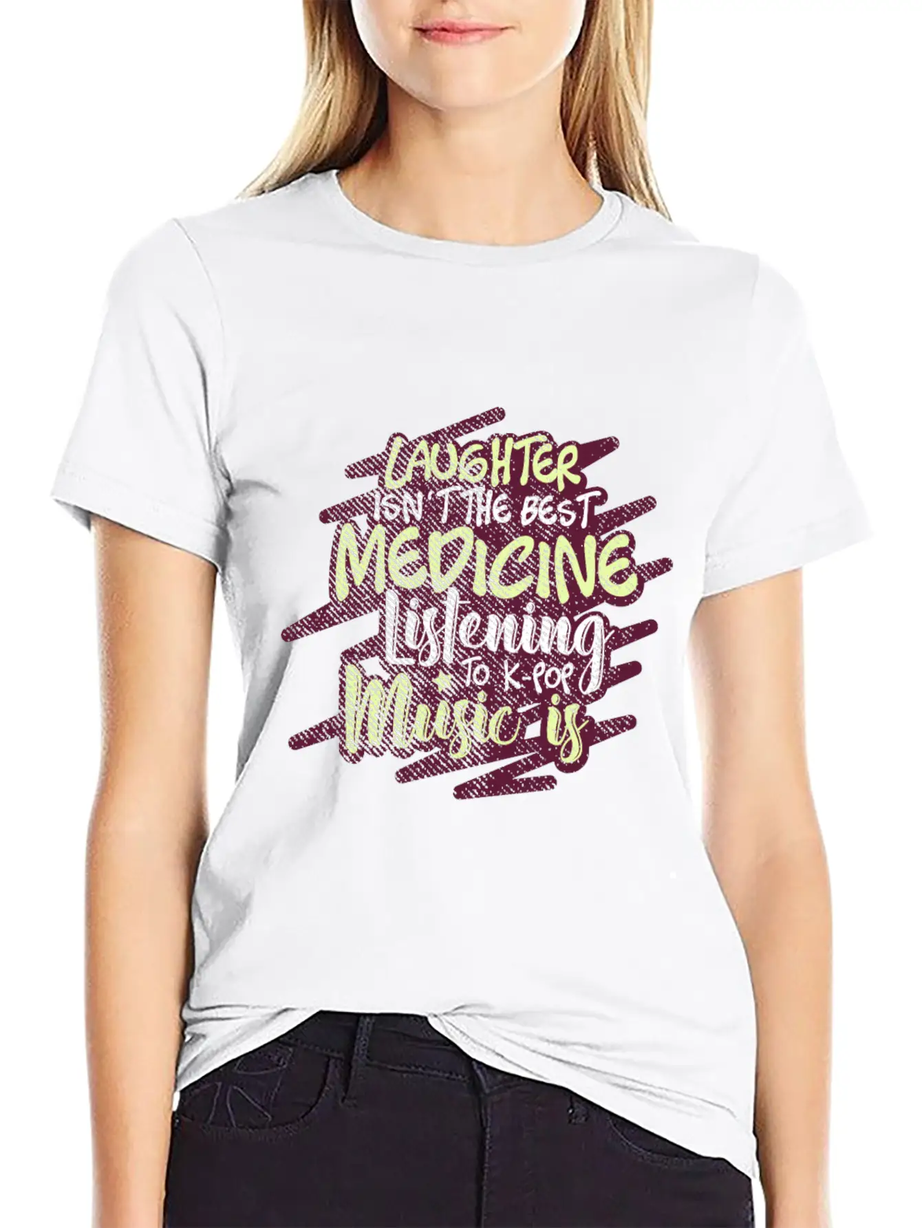 K-Pop Music Breathable Graphic T-Shirt – Perfect For Casual Days